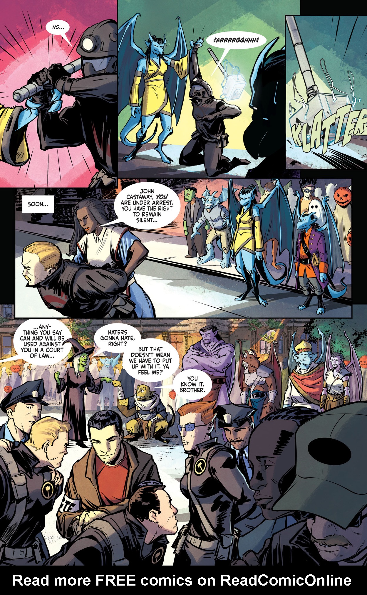 Read online Gargoyles Halloween Special comic -  Issue # Full - 29