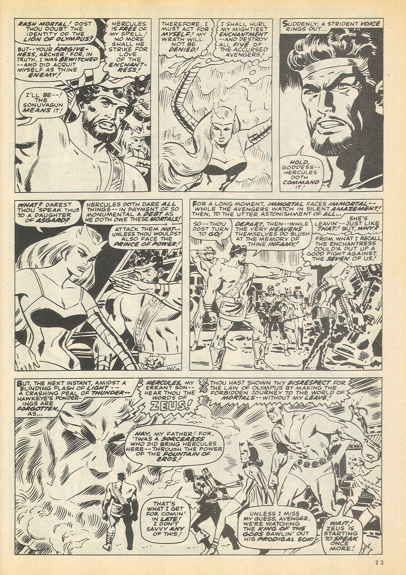 Read online The Avengers (1973) comic -  Issue #43 - 23