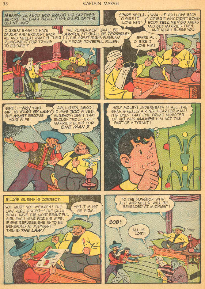 Read online Captain Marvel Adventures comic -  Issue #27 - 38