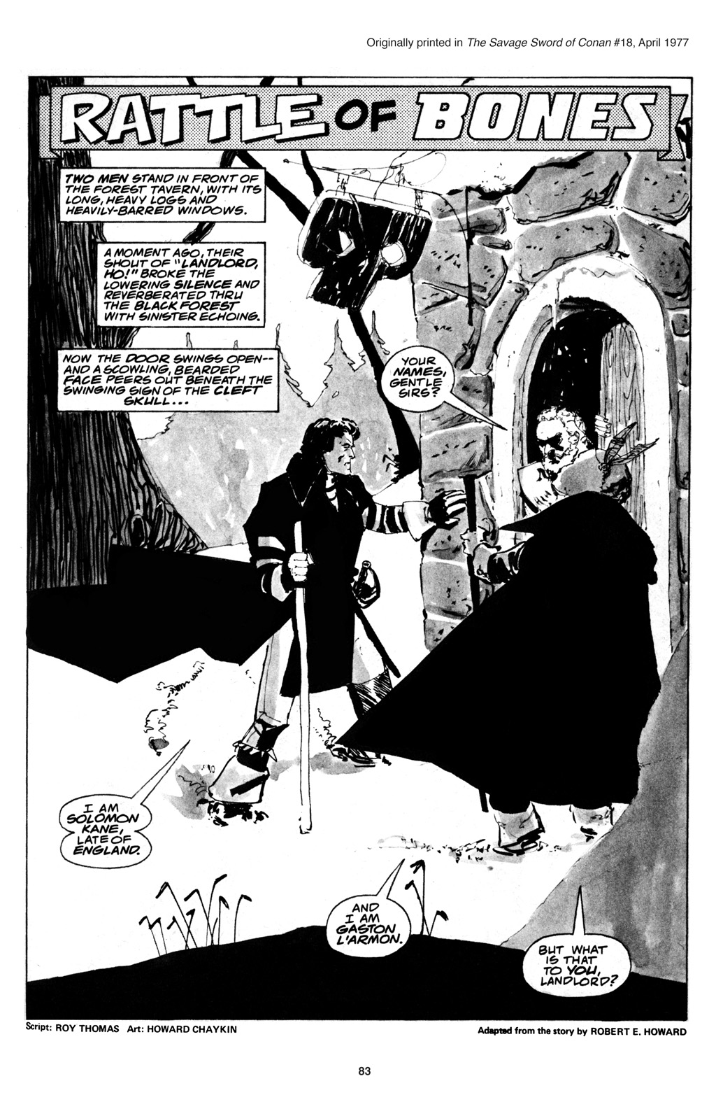 Read online The Saga of Solomon Kane comic -  Issue # TPB - 83