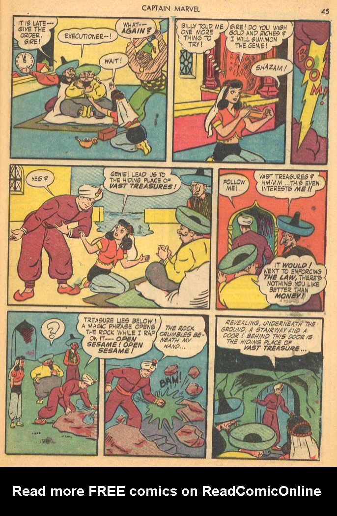 Read online Captain Marvel Adventures comic -  Issue #27 - 45