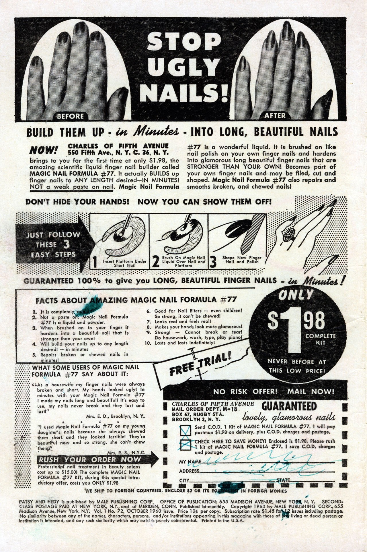 Read online Patsy and Hedy comic -  Issue #72 - 2