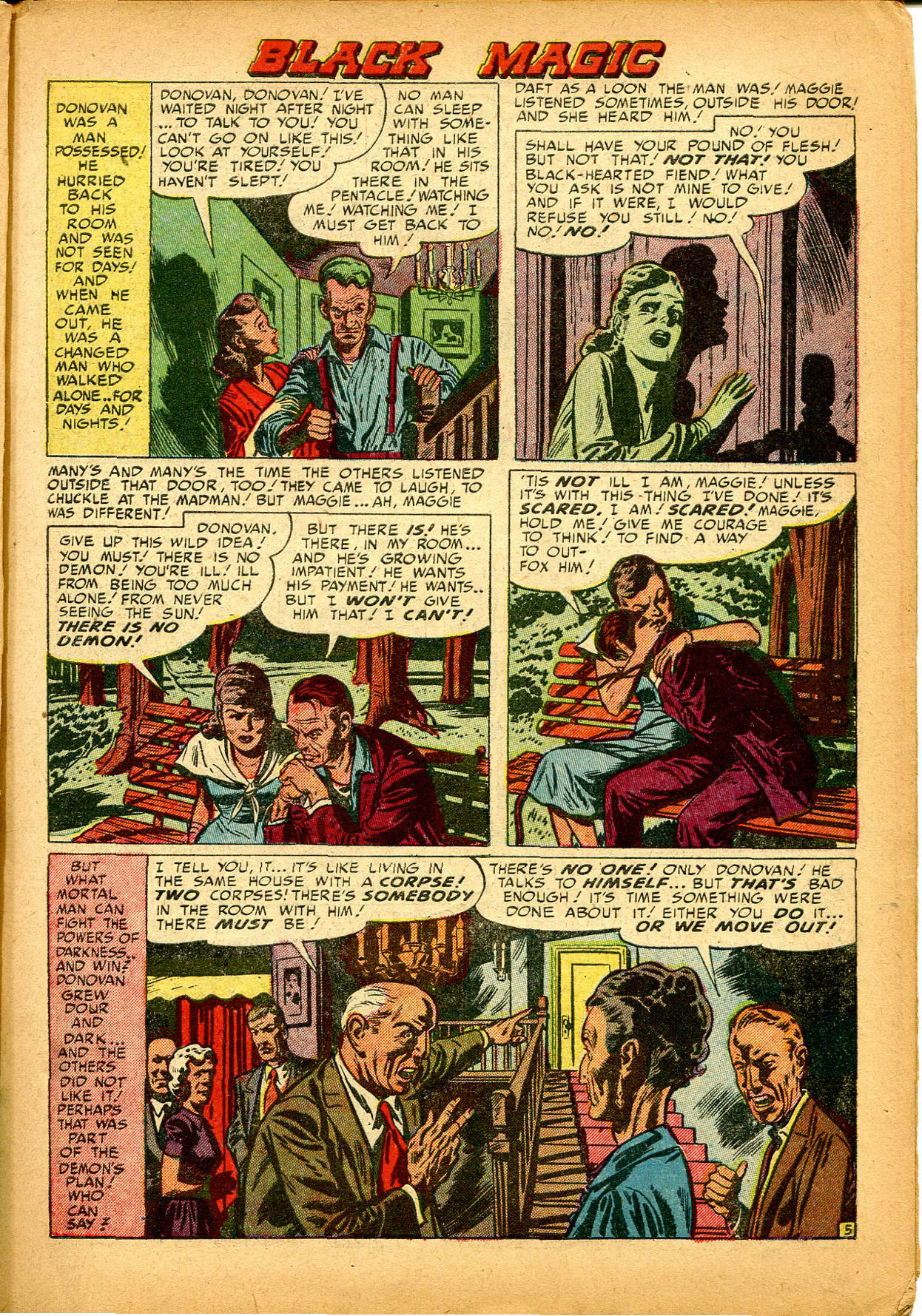 Read online Black Magic (1950) comic -  Issue #8 - 7