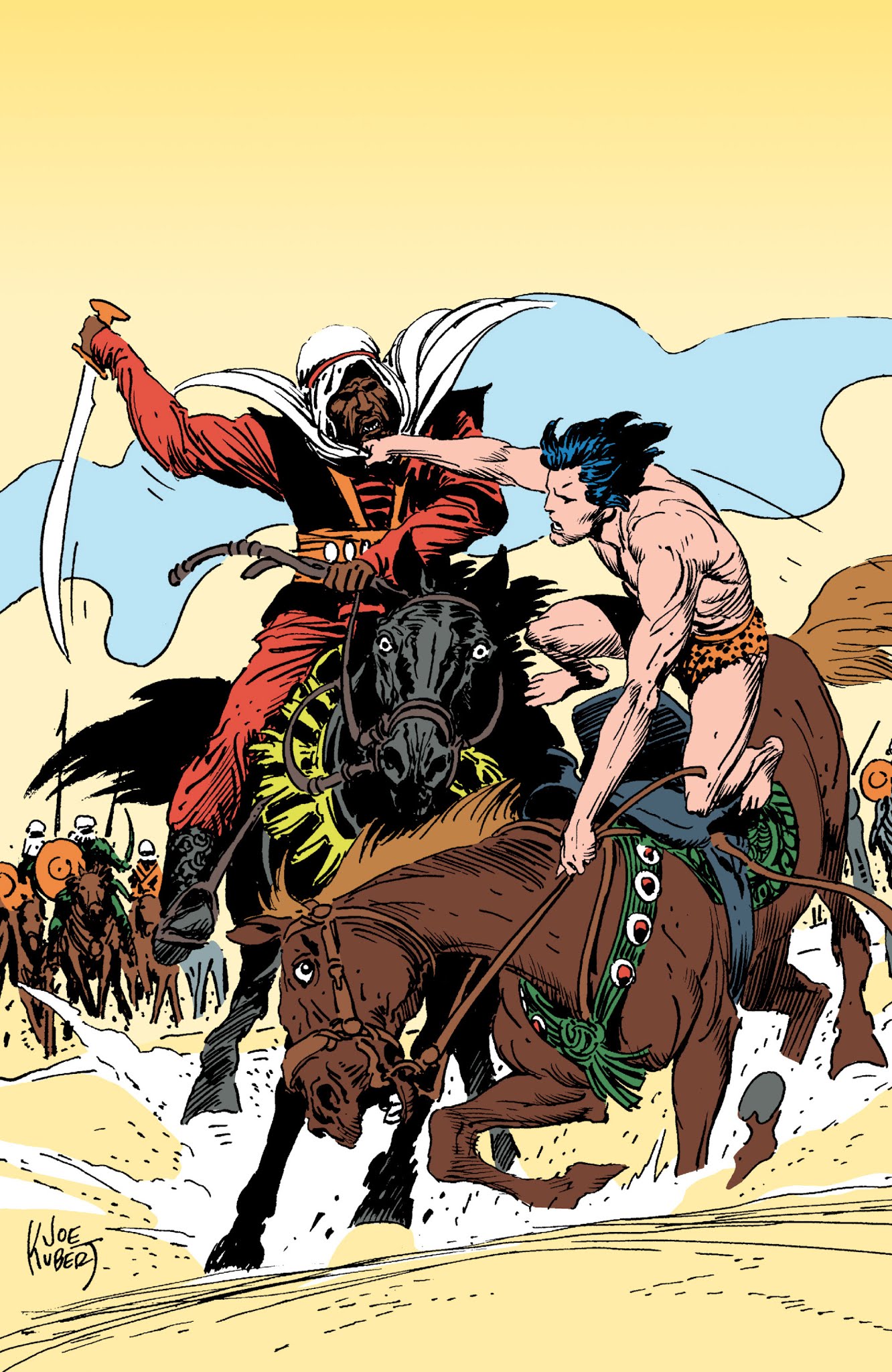 Read online Edgar Rice Burroughs' Tarzan The Joe Kubert Years comic -  Issue # TPB 2 (Part 1) - 4