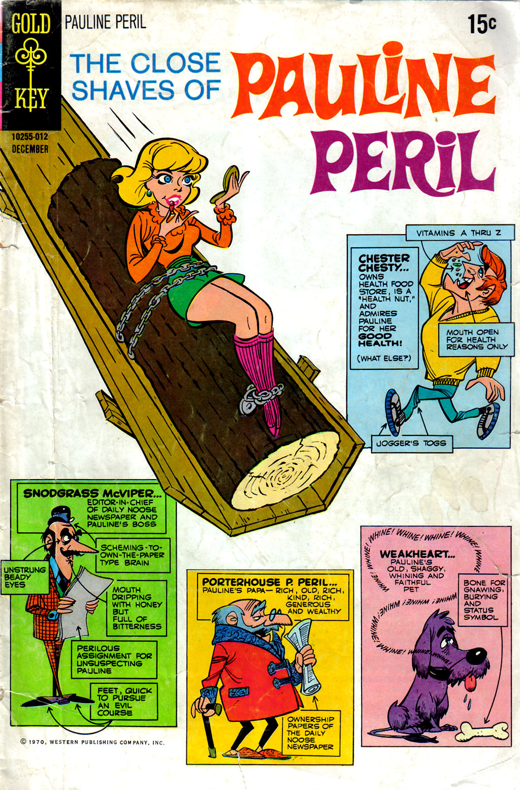 Read online Close Shaves of Pauline Peril comic -  Issue #3 - 1
