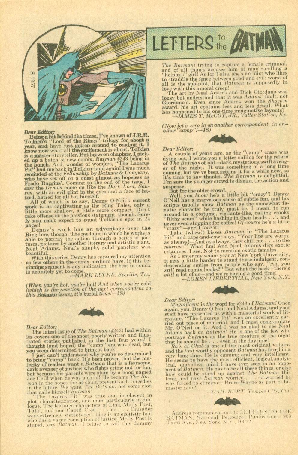 Read online Batman (1940) comic -  Issue #246 - 24