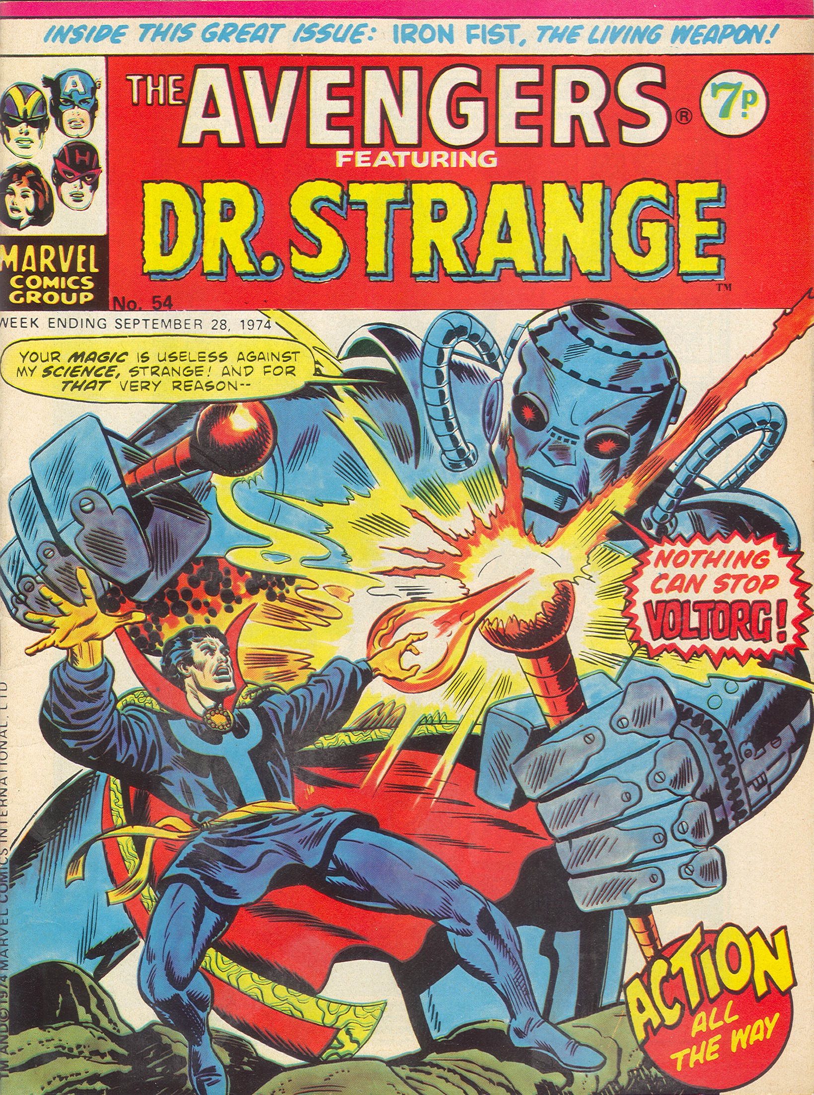 Read online The Avengers (1973) comic -  Issue #54 - 1