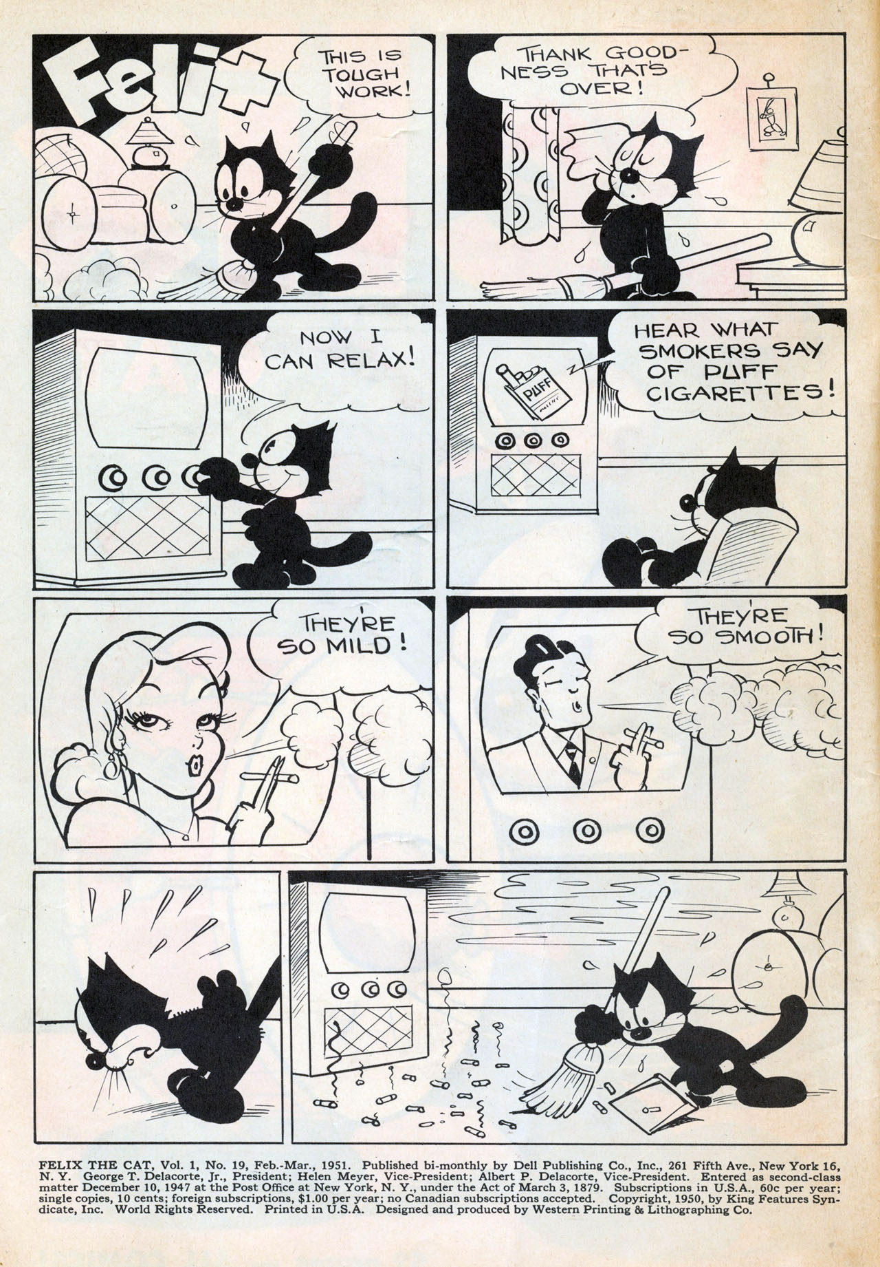Read online Felix the Cat (1948) comic -  Issue #19 - 2