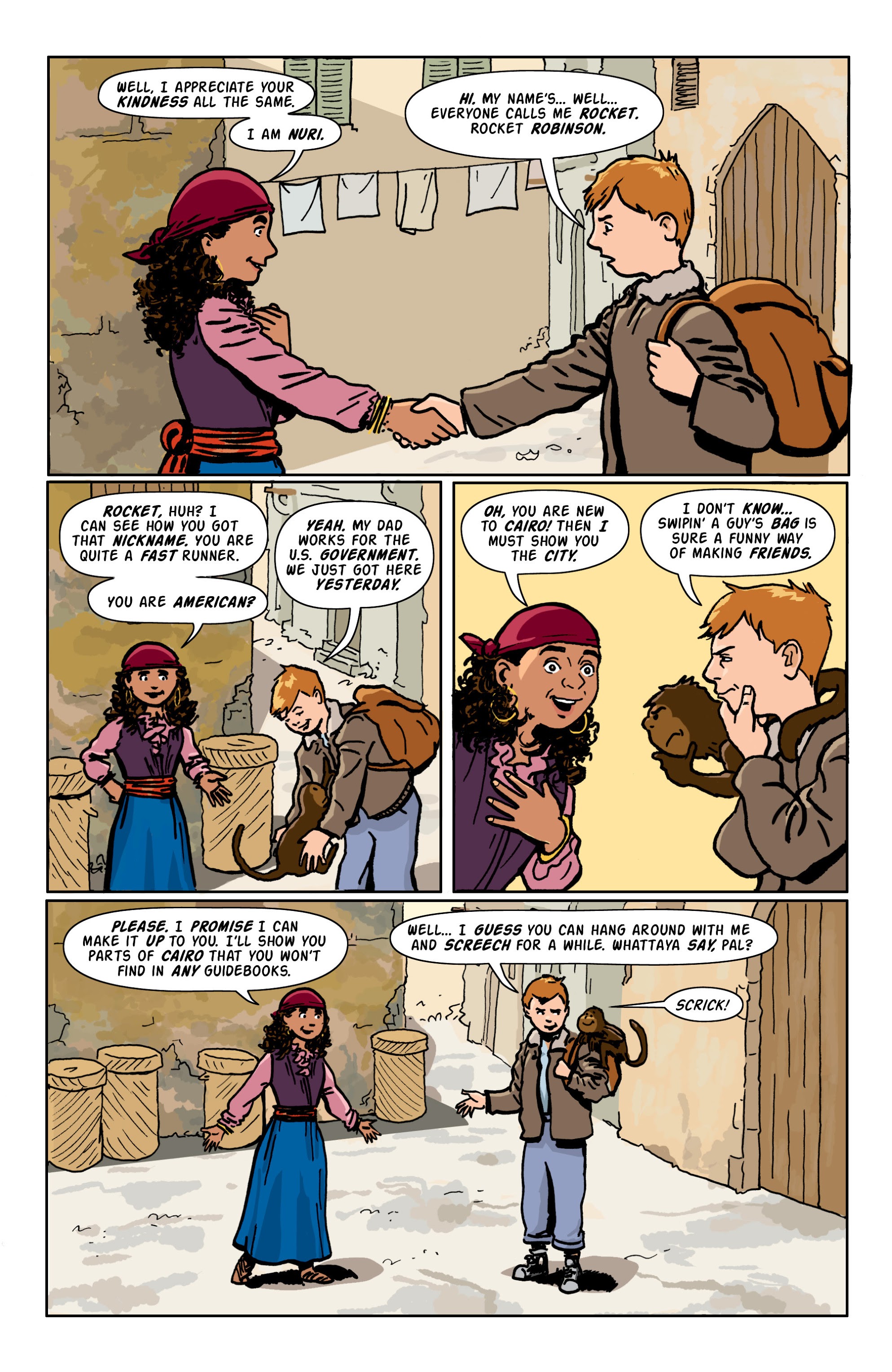 Read online Rocket Robinson and the Pharaoh's Fortune comic -  Issue # TPB (Part 1) - 37