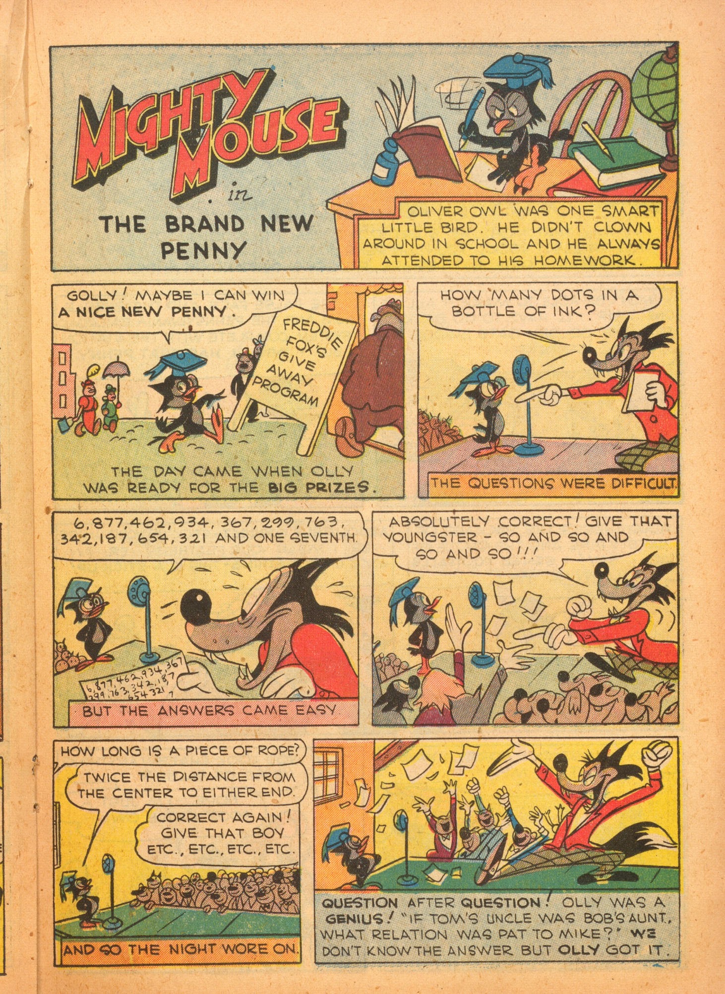 Read online Paul Terry's Mighty Mouse Comics comic -  Issue #17 - 21