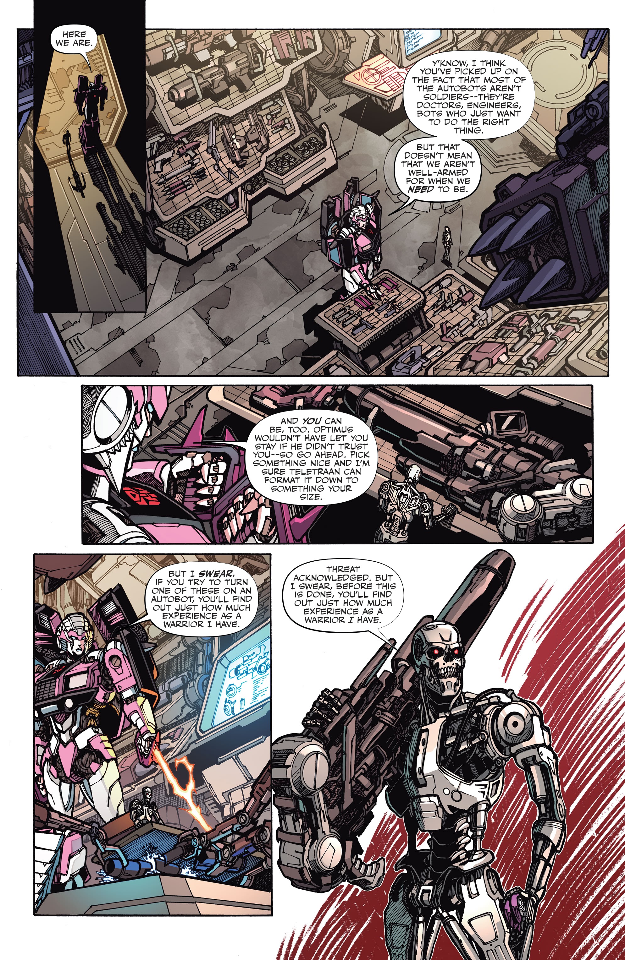 Read online Transformers vs. the Terminator comic -  Issue #3 - 11