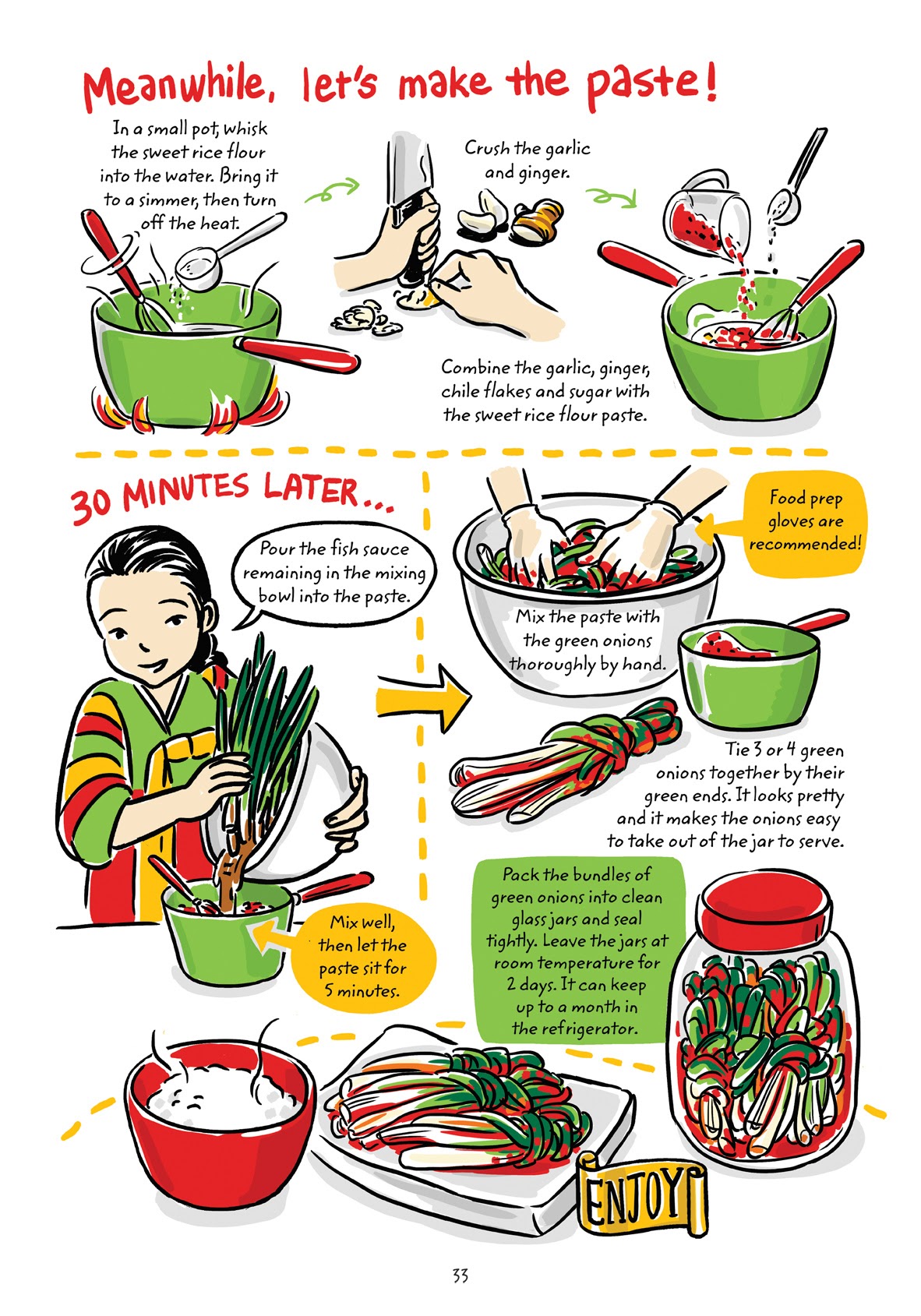 Read online Cook Korean! A Comic Book With Recipes comic -  Issue # TPB (Part 1) - 32