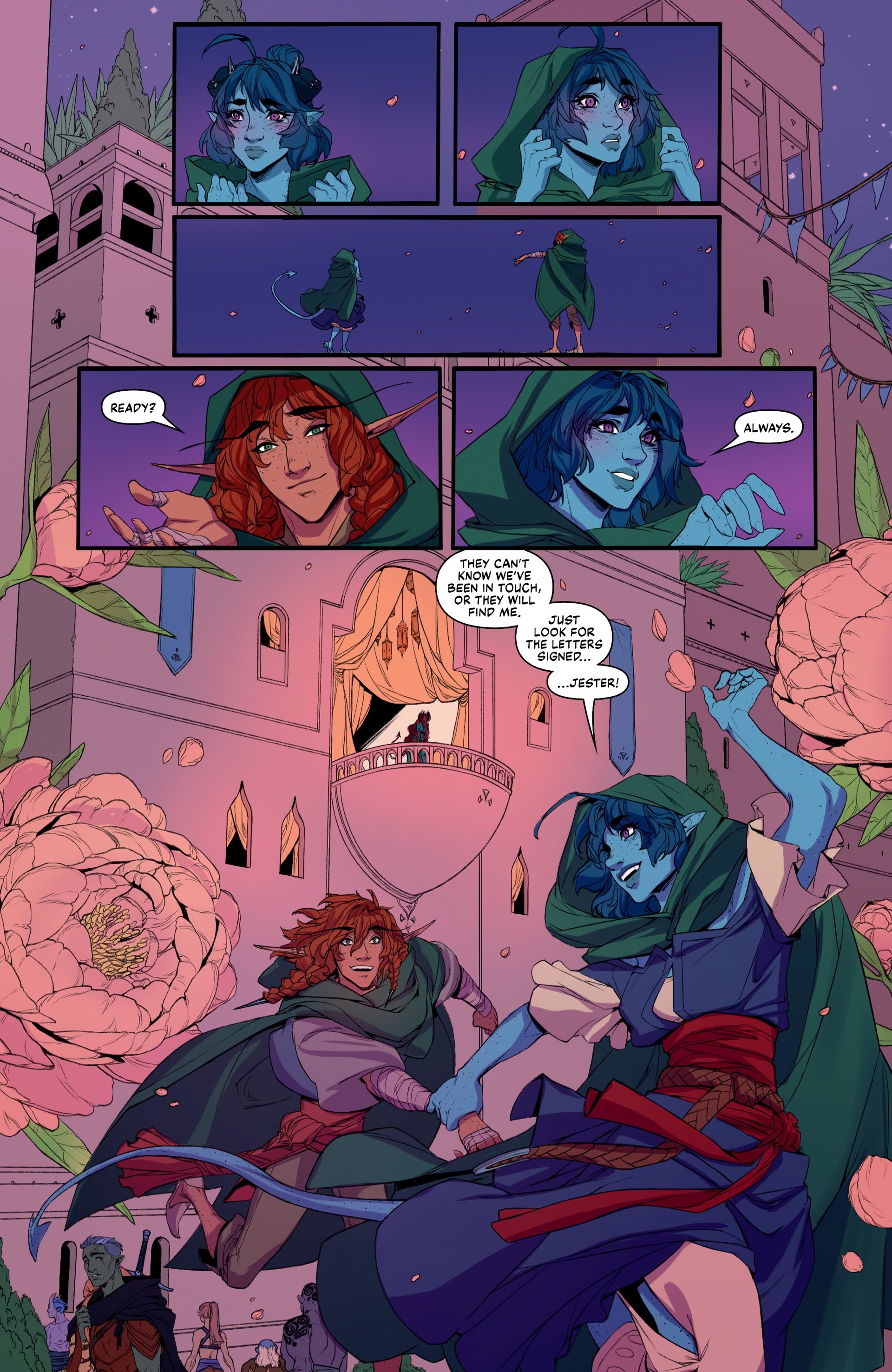 Read online Critical Role: The Mighty Nein Origins–Jester Lavorre comic -  Issue # Full - 55