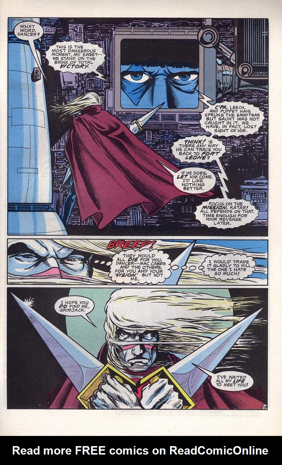 Read online Grimjack comic -  Issue #19 - 20