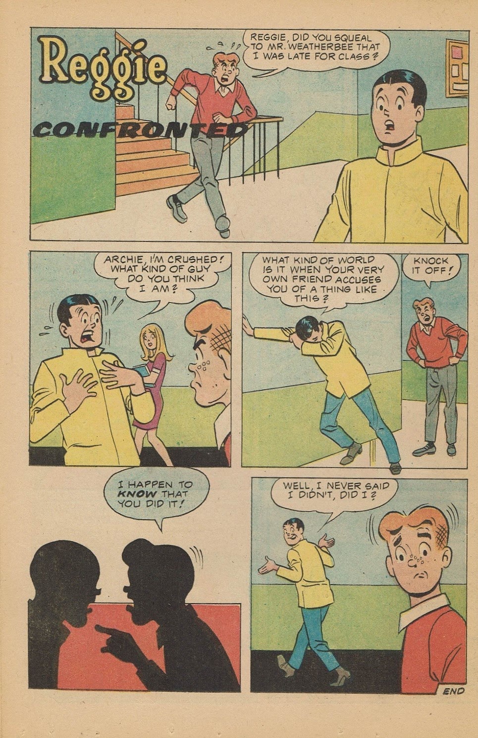 Read online Reggie's Wise Guy Jokes comic -  Issue #17 - 16