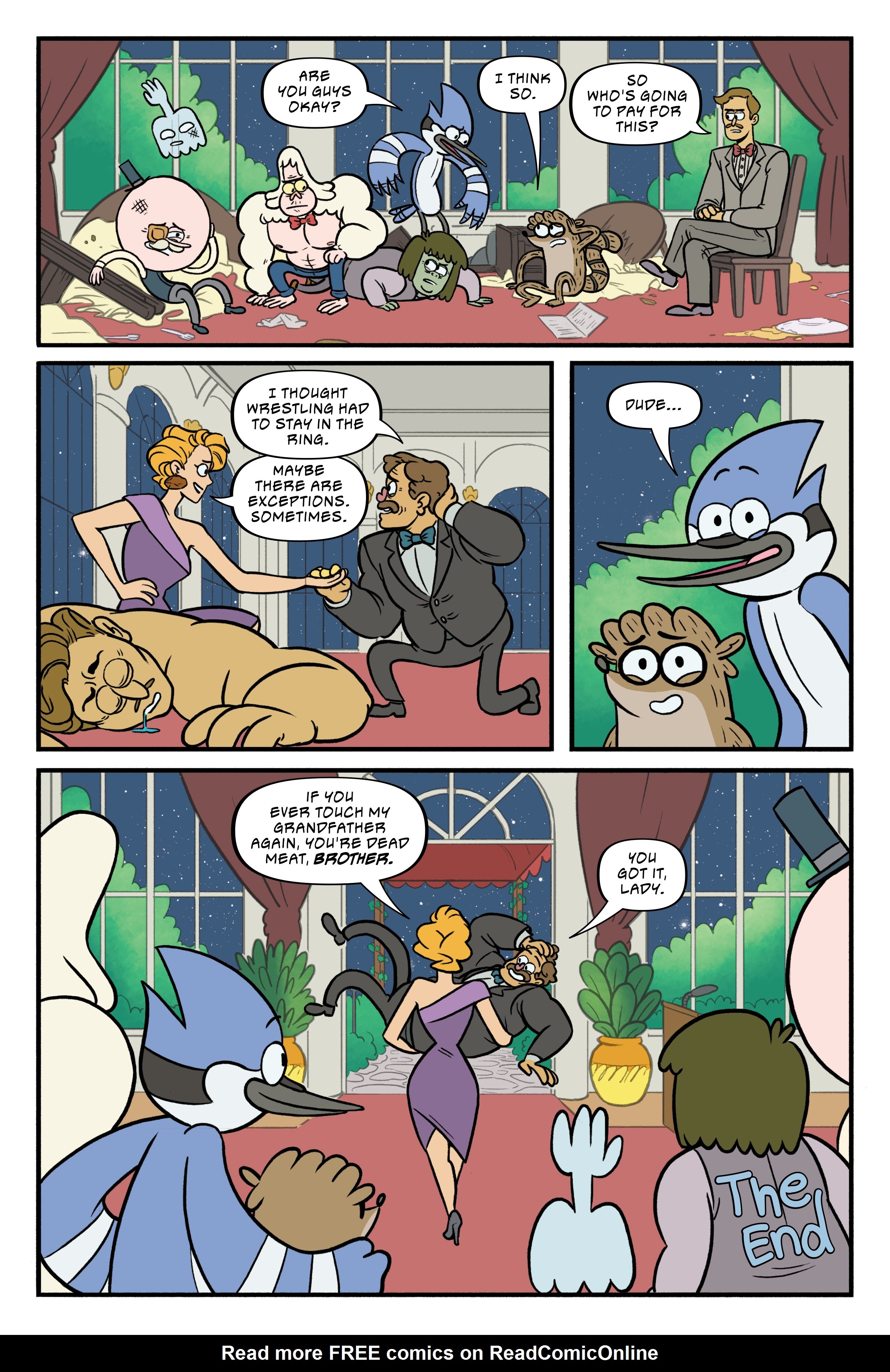 Read online Regular Show: Wrasslesplosion comic -  Issue # TPB - 139
