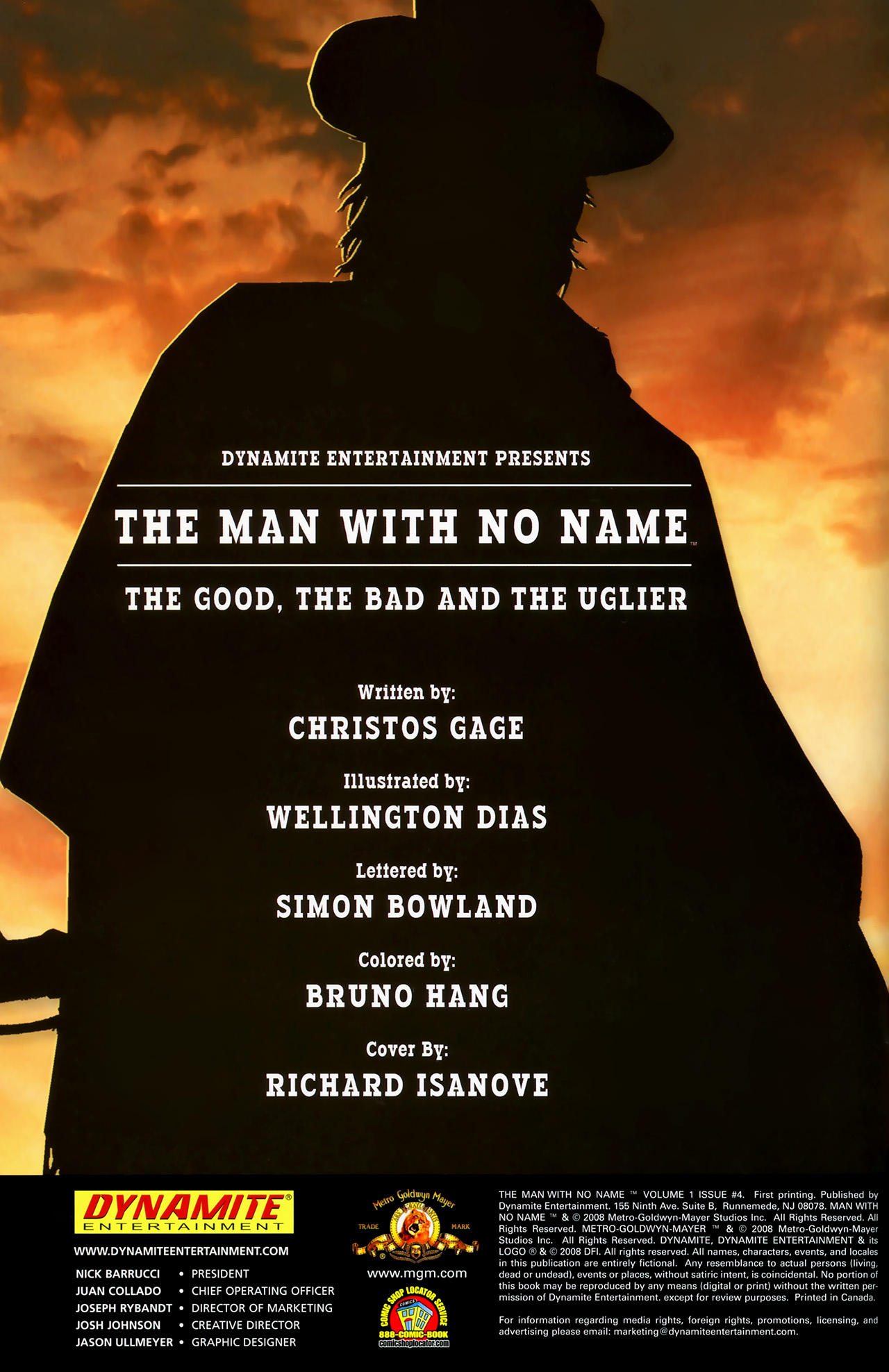 Read online The Man with No Name comic -  Issue #4 - 2