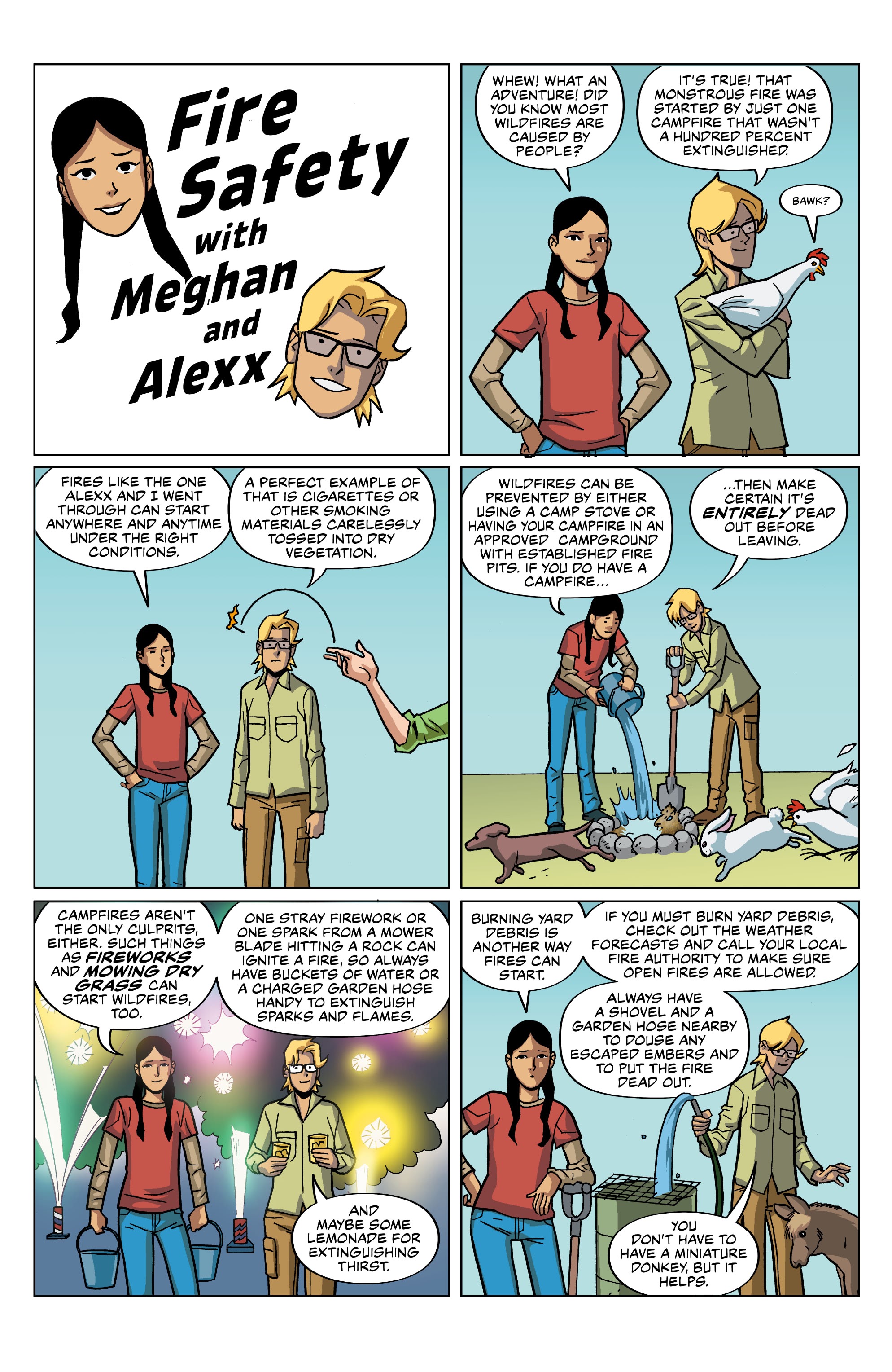 Read online Without Warning! comic -  Issue # Wildfire Safety - 13
