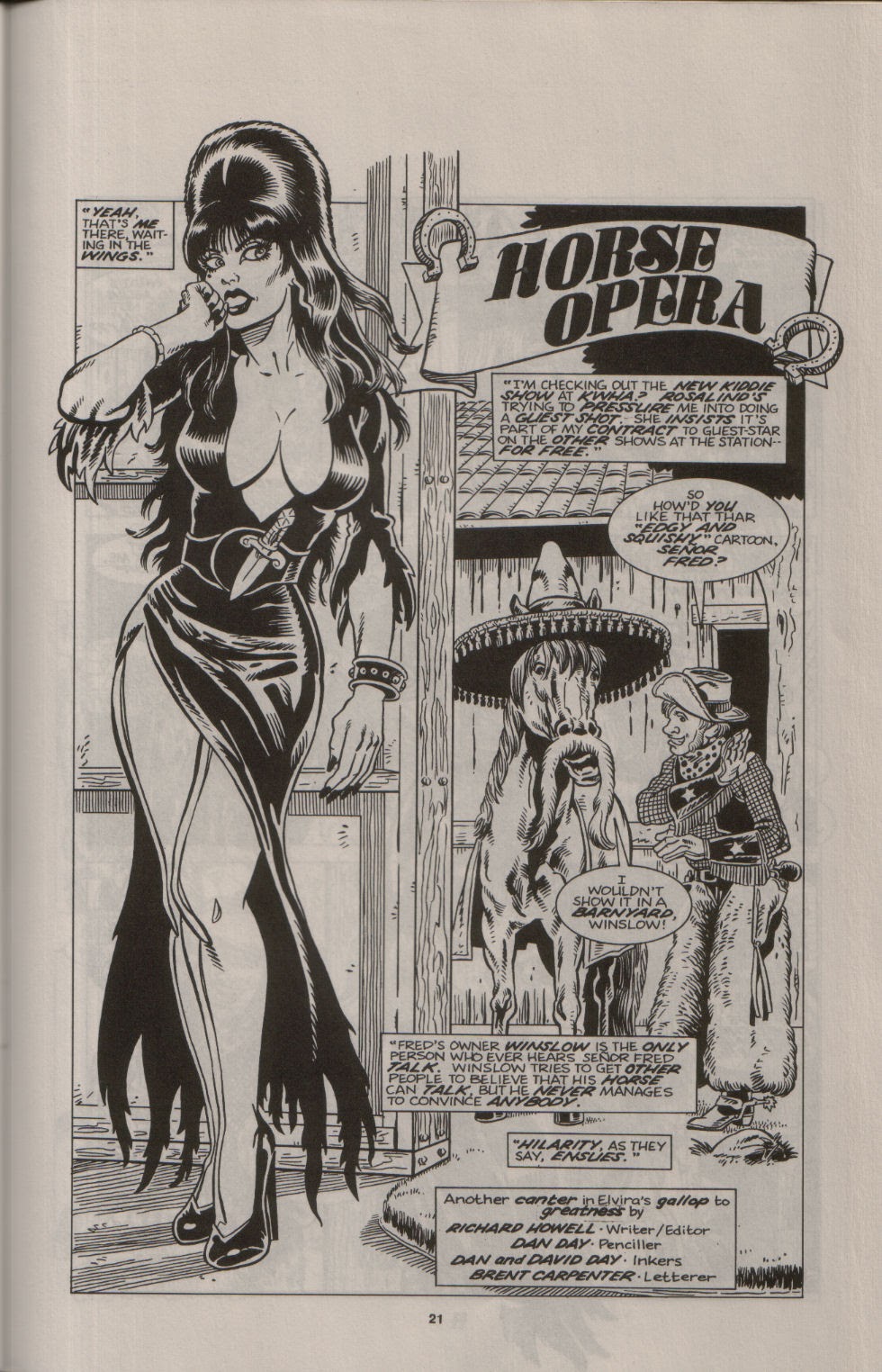 Read online Elvira, Mistress of the Dark comic -  Issue #24 - 19