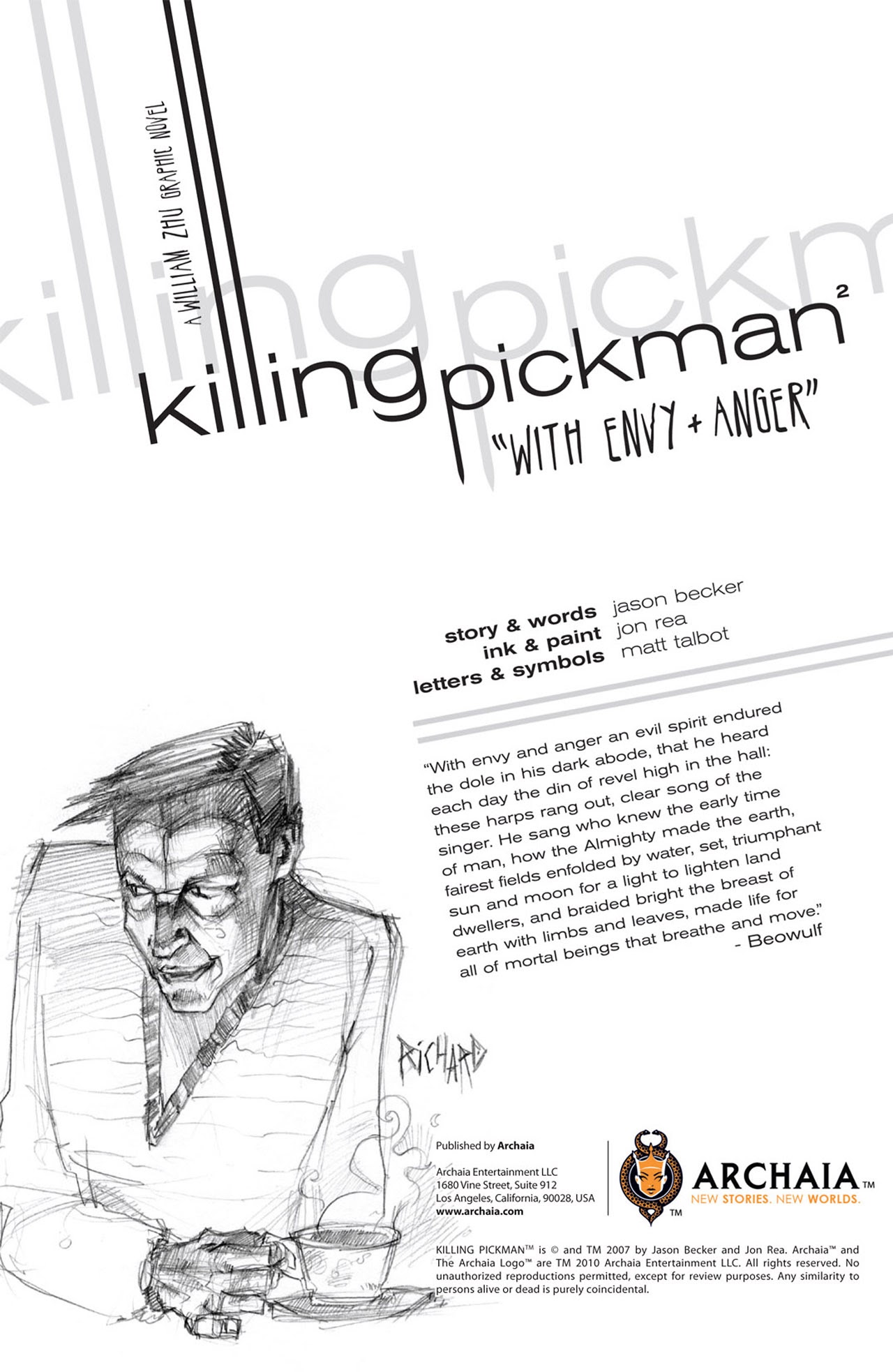 Read online Killing Pickman comic -  Issue #2 - 2