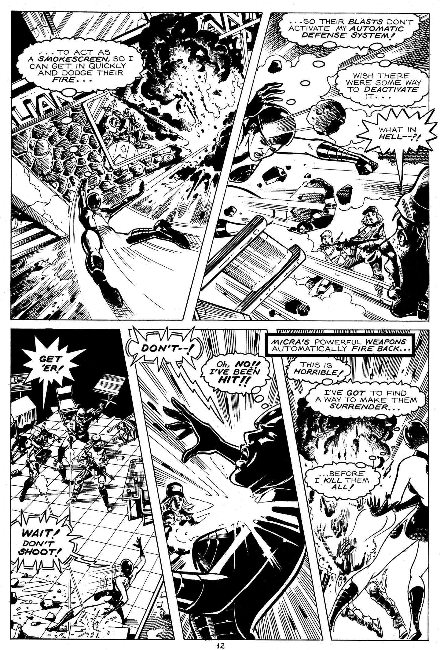 Read online MICRA: Mind Controlled Remote Automaton comic -  Issue #6 - 14