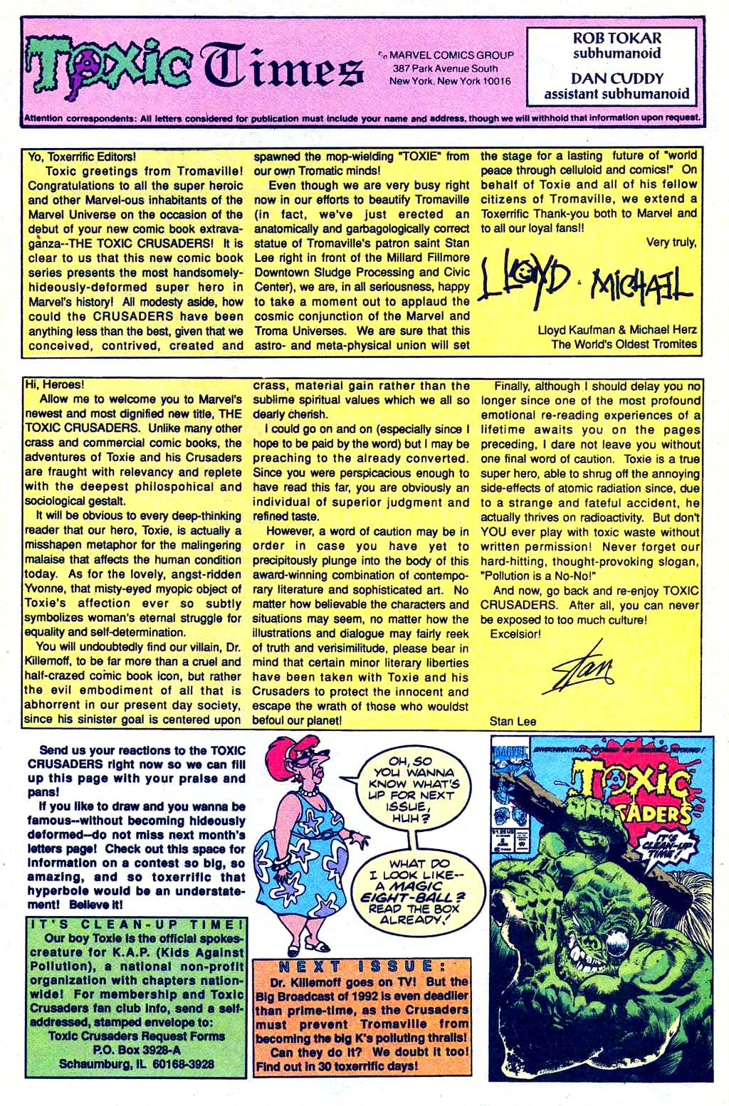 Read online Toxic Crusaders comic -  Issue #1 - 24