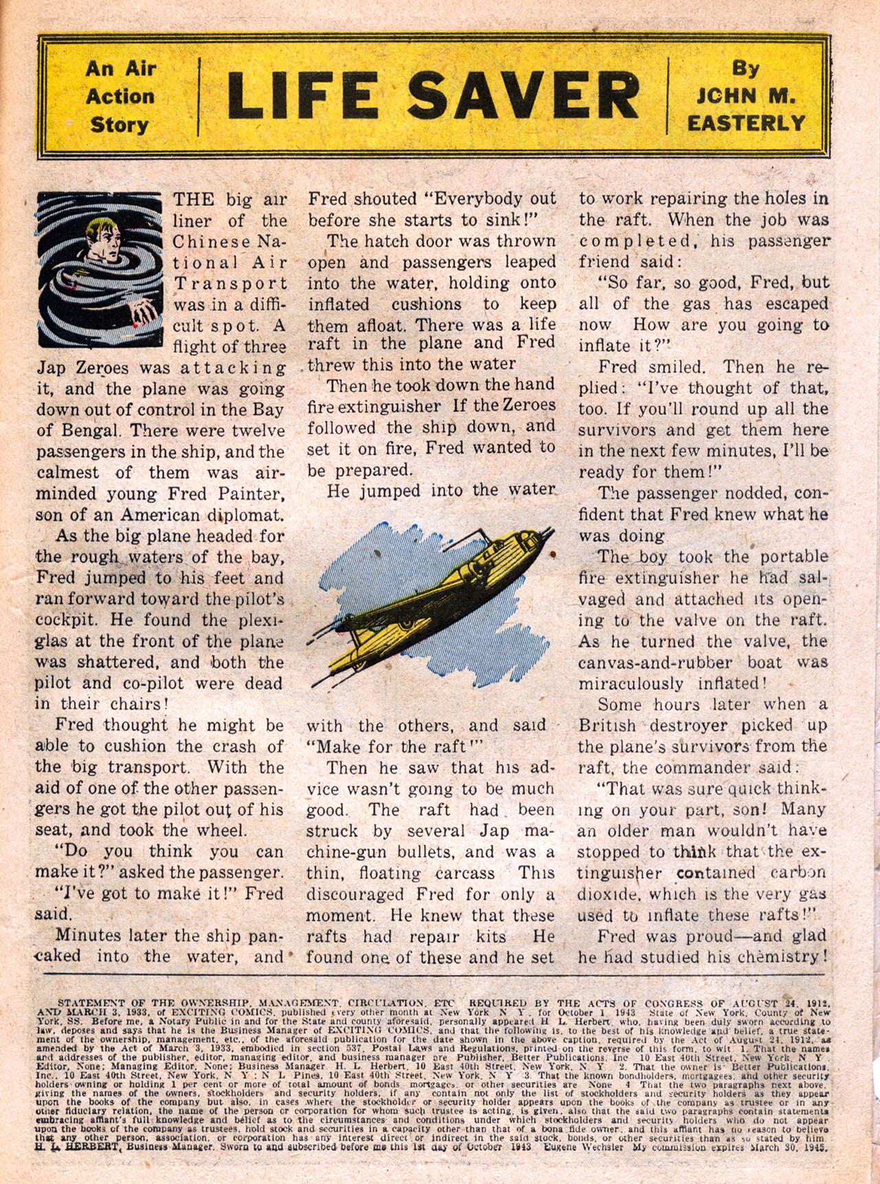 Read online Exciting Comics comic -  Issue #31 - 49