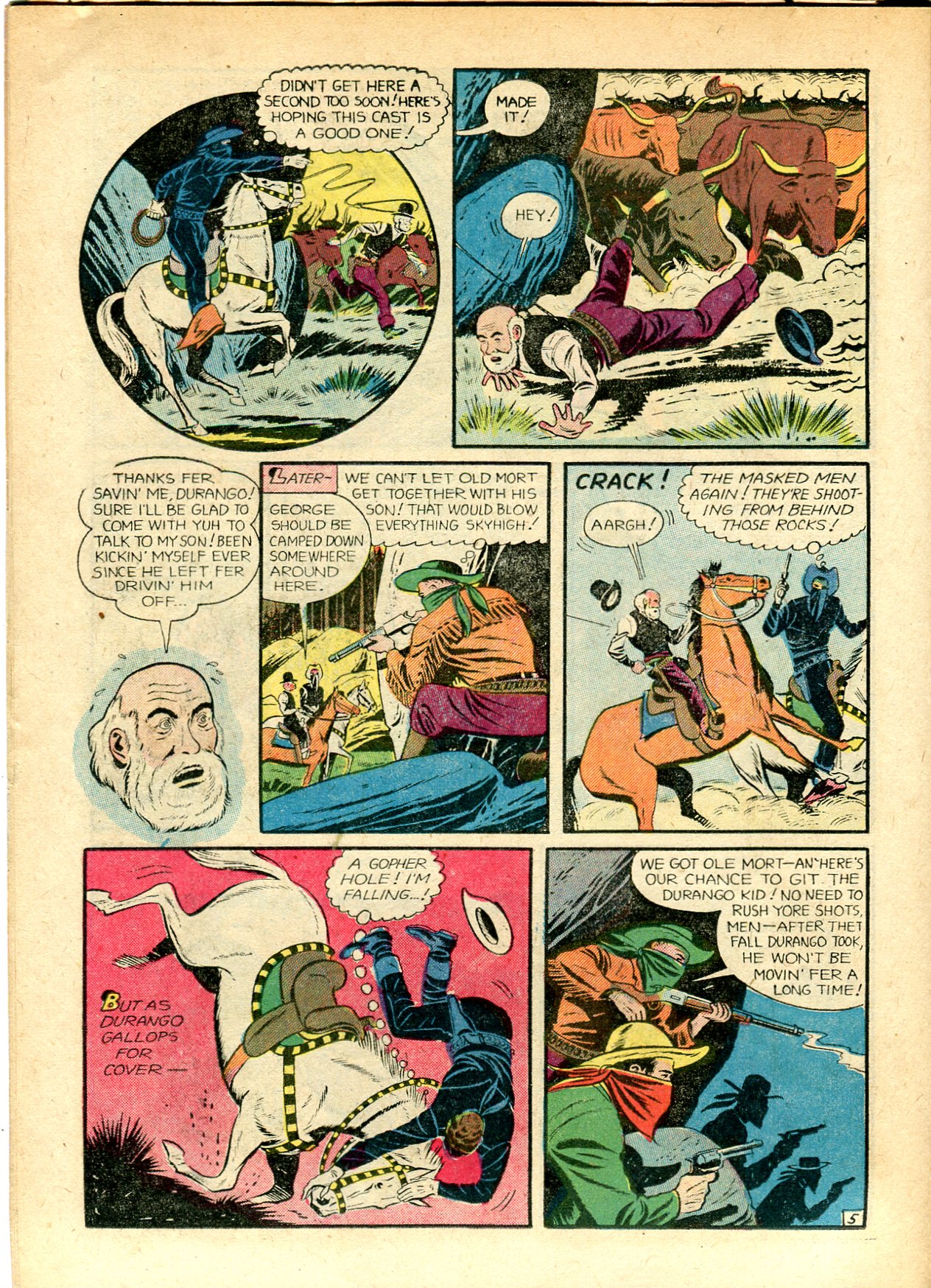 Read online Charles Starrett as The Durango Kid comic -  Issue #34 - 14