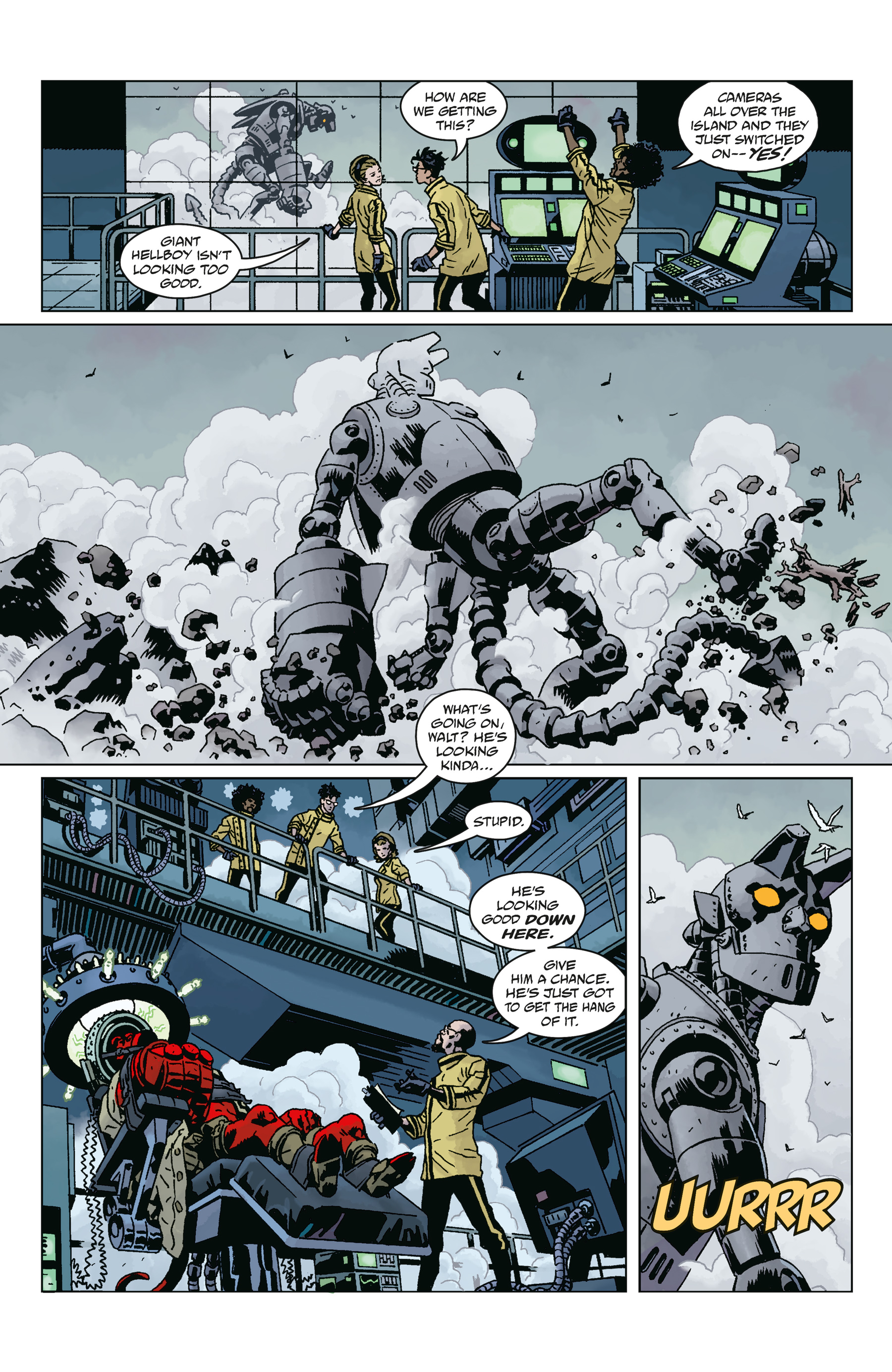 Read online Giant Robot Hellboy comic -  Issue #1 - 18