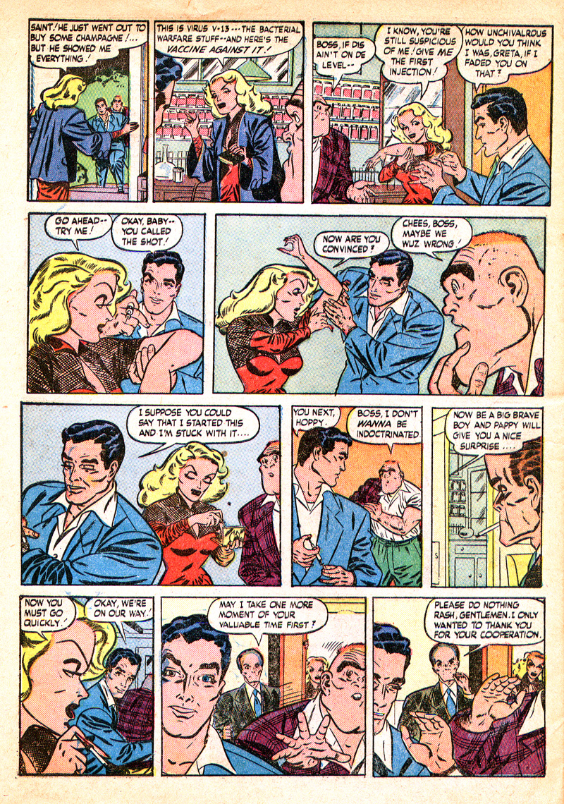 Read online The Saint (1947) comic -  Issue #9 - 27