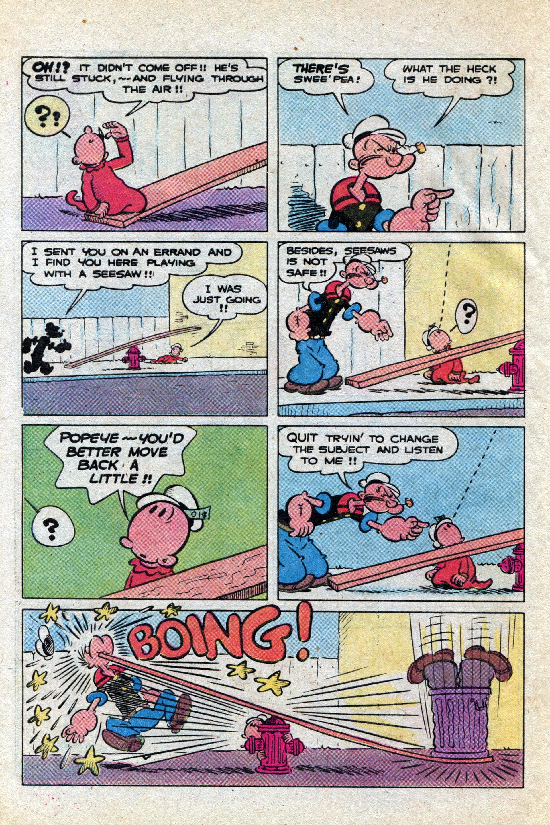 Read online Popeye (1948) comic -  Issue #167 - 32