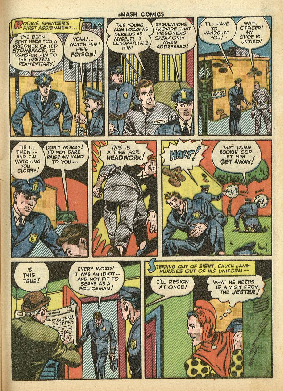 Read online Smash Comics comic -  Issue #53 - 53