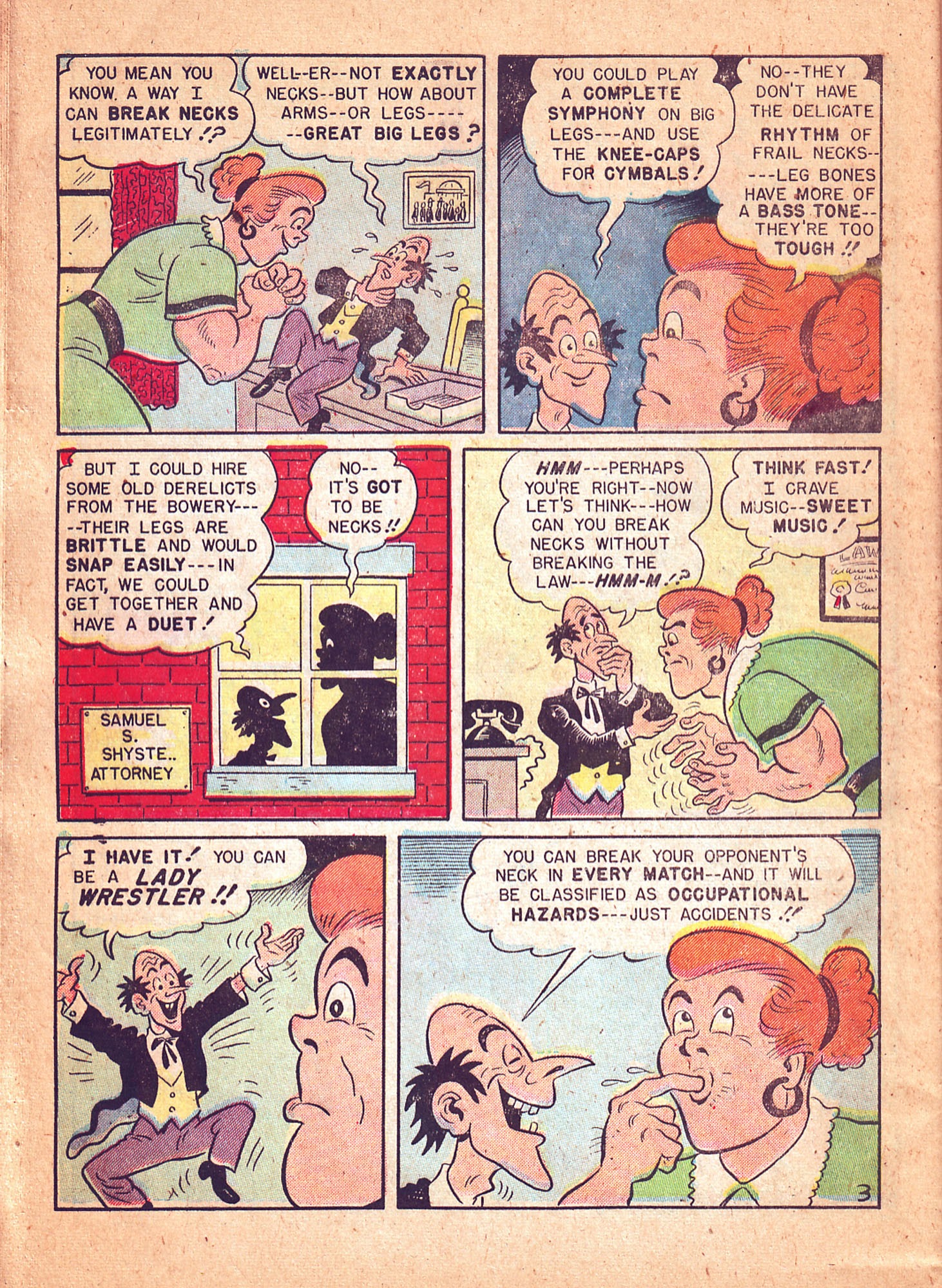 Read online Babe (1948) comic -  Issue #4 - 42