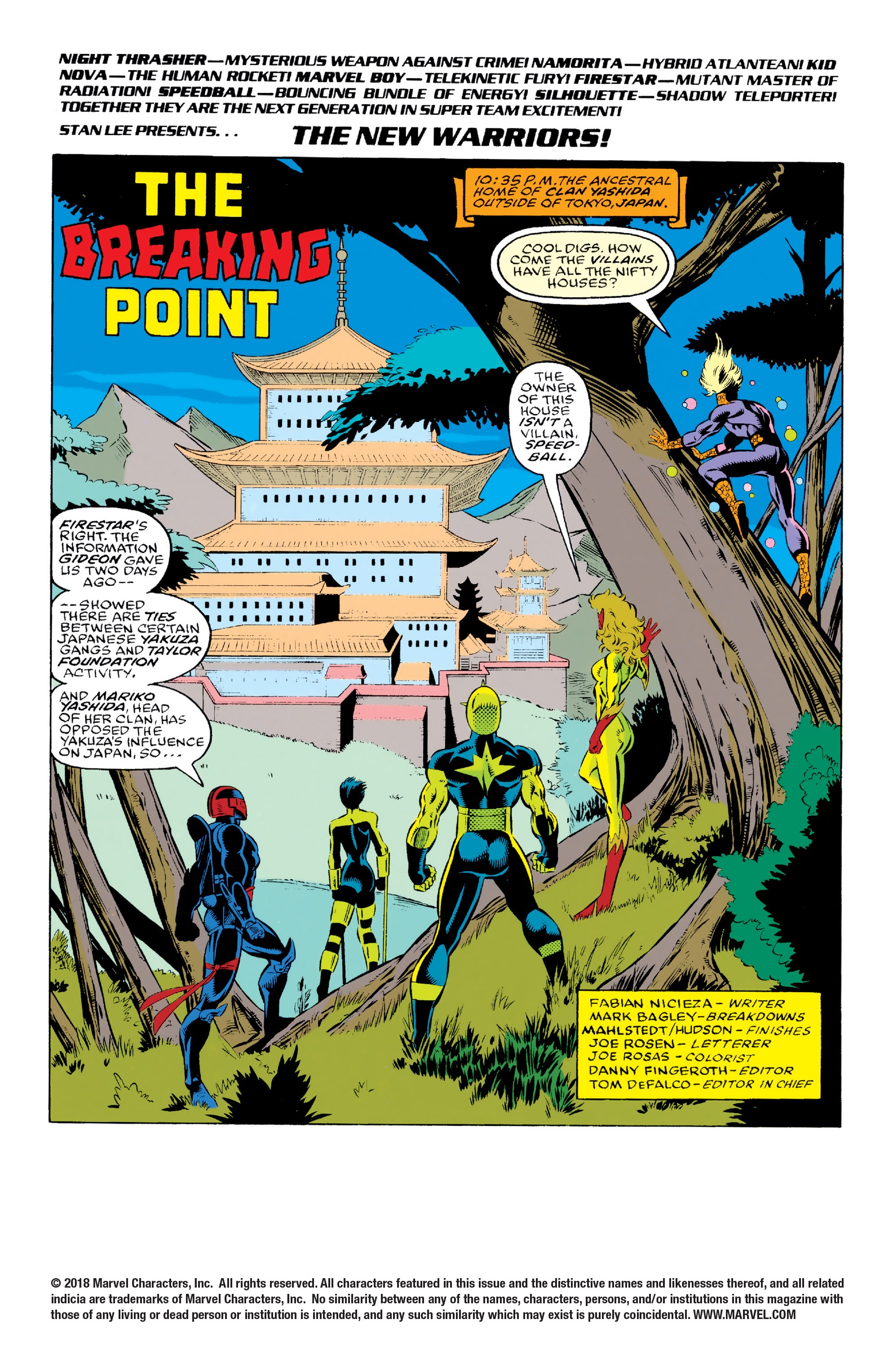 Read online The New Warriors comic -  Issue #20 - 2