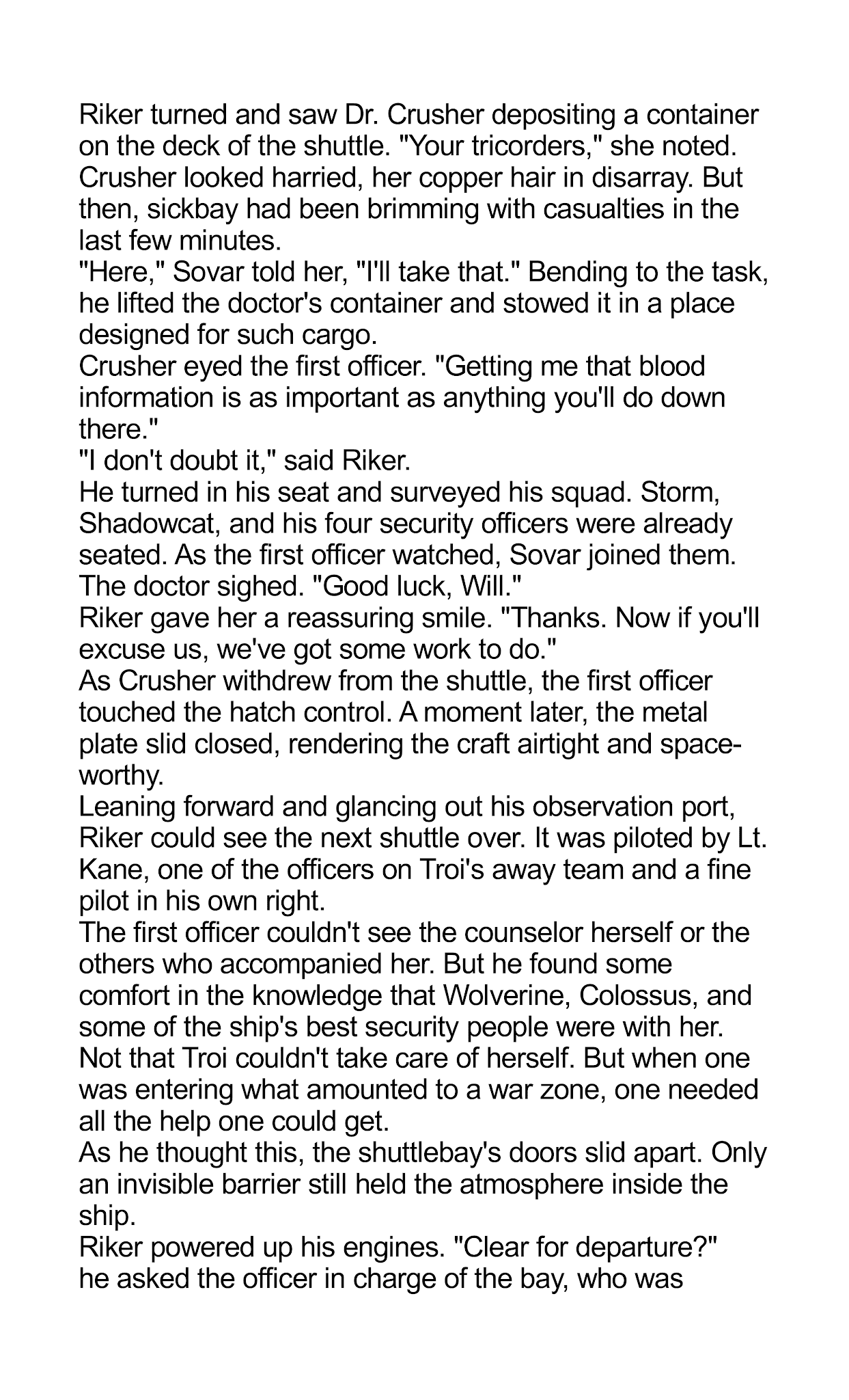 Read online Star Trek: The Next Generation/X-Men: Planet X comic -  Issue # TPB (Part 2) - 63