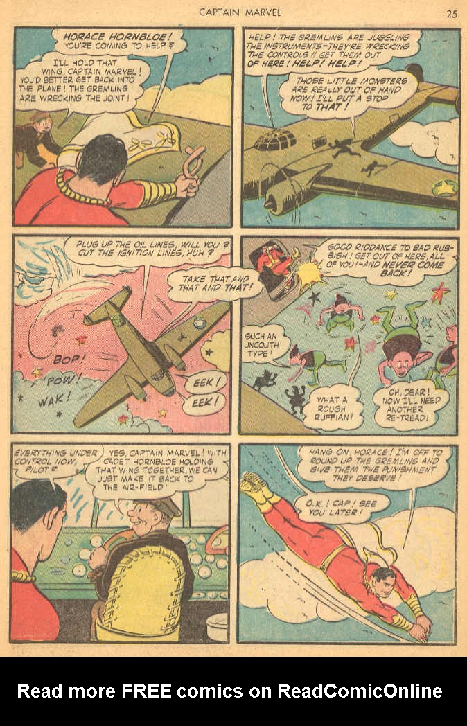 Read online Captain Marvel Adventures comic -  Issue #27 - 25