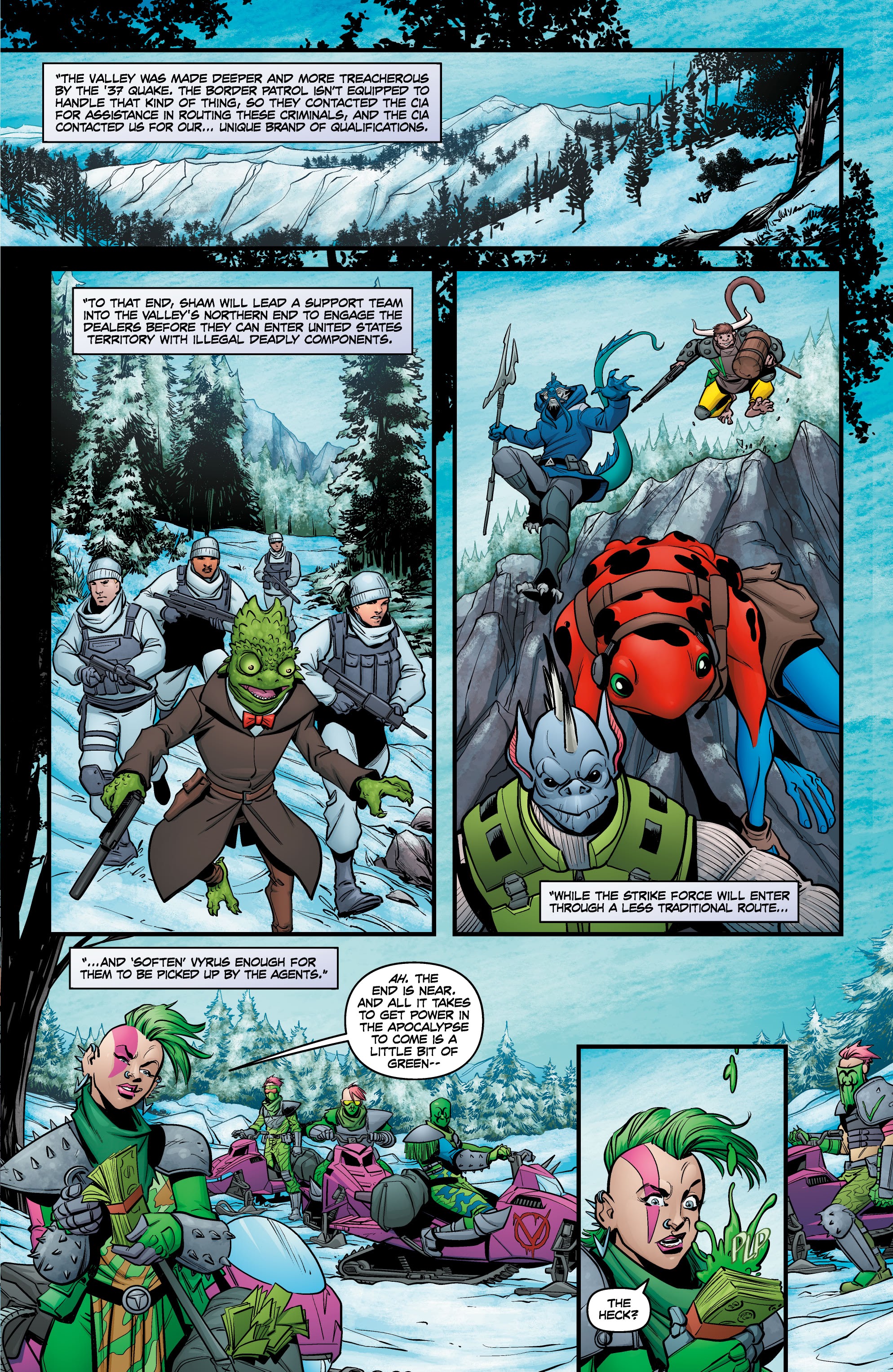 Read online Alter Nation: They Hide Hybrids comic -  Issue # TPB - 21