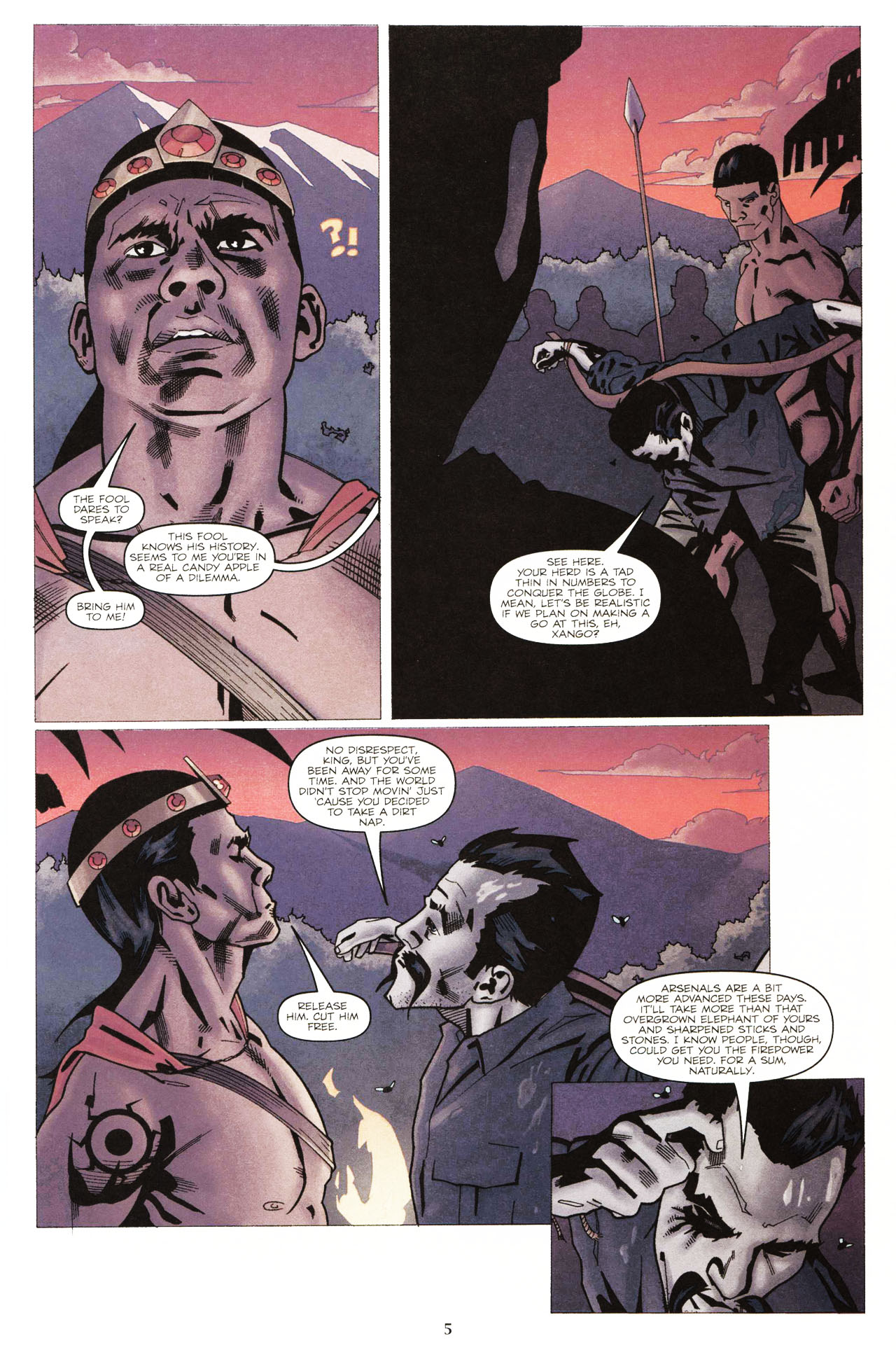 Read online The Mummy: The Rise and Fall of Xango's Ax comic -  Issue #4 - 6