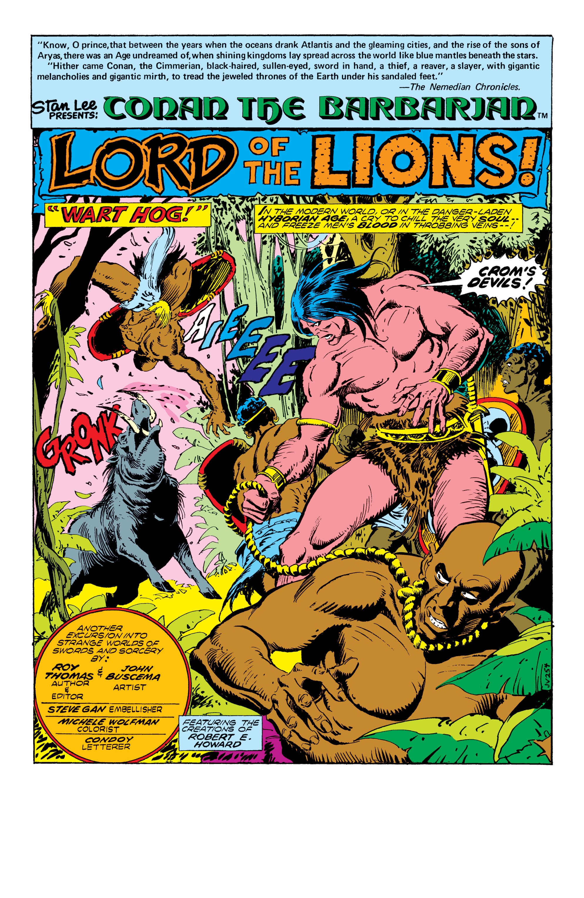 Read online Conan the Barbarian Epic Collection: The Original Marvel Years - Of Once and Future Kings comic -  Issue # TPB (Part 1) - 42