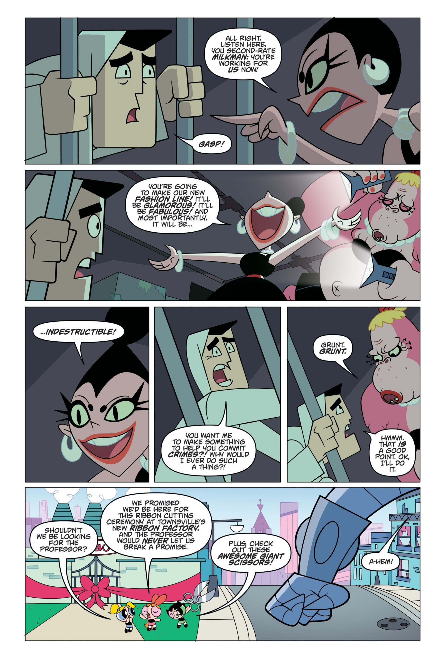 Read online The Powerpuff Girls: Bureau of Bad comic -  Issue # _TPB - 36