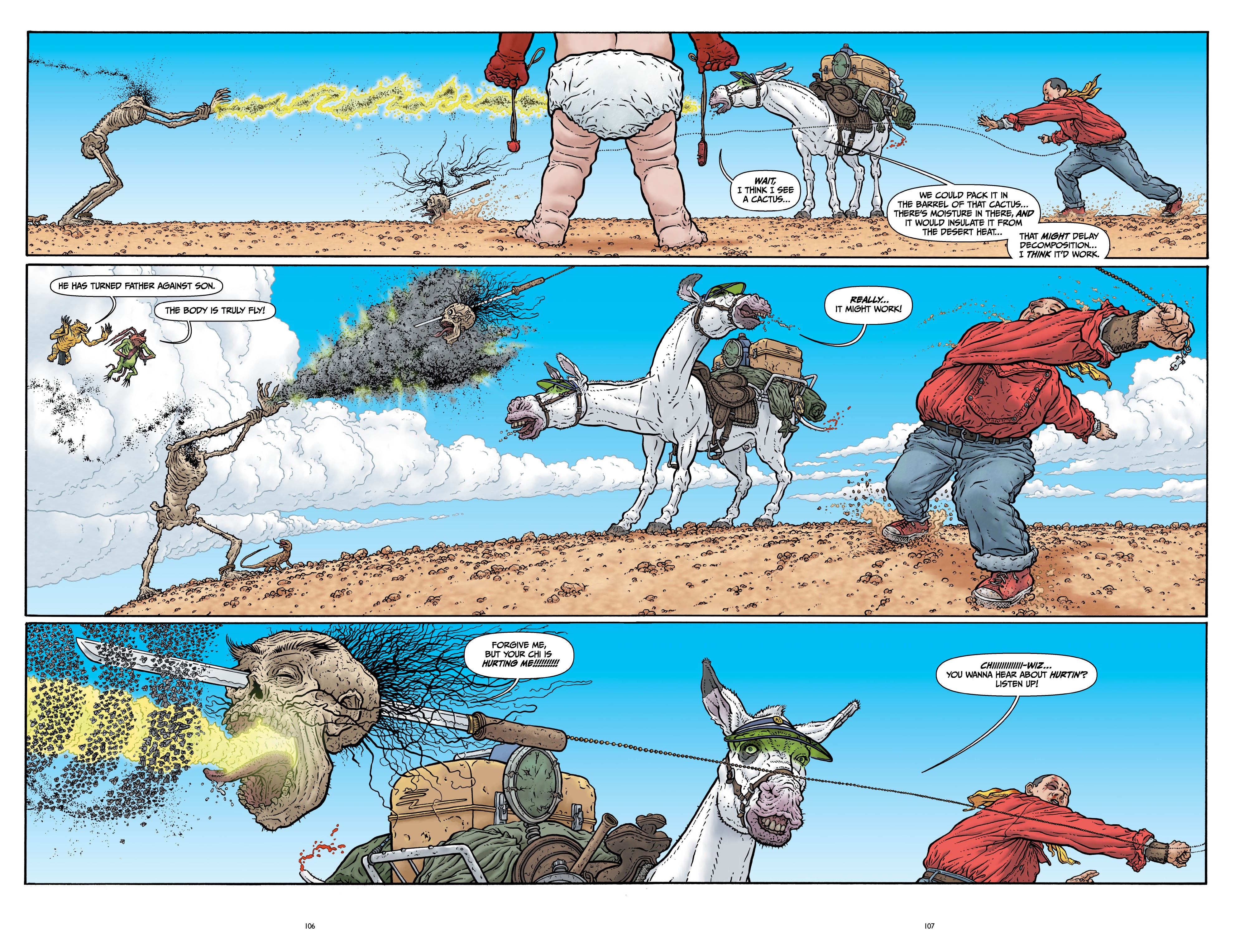 Read online Shaolin Cowboy comic -  Issue # _Start Trek (Part 1) - 84