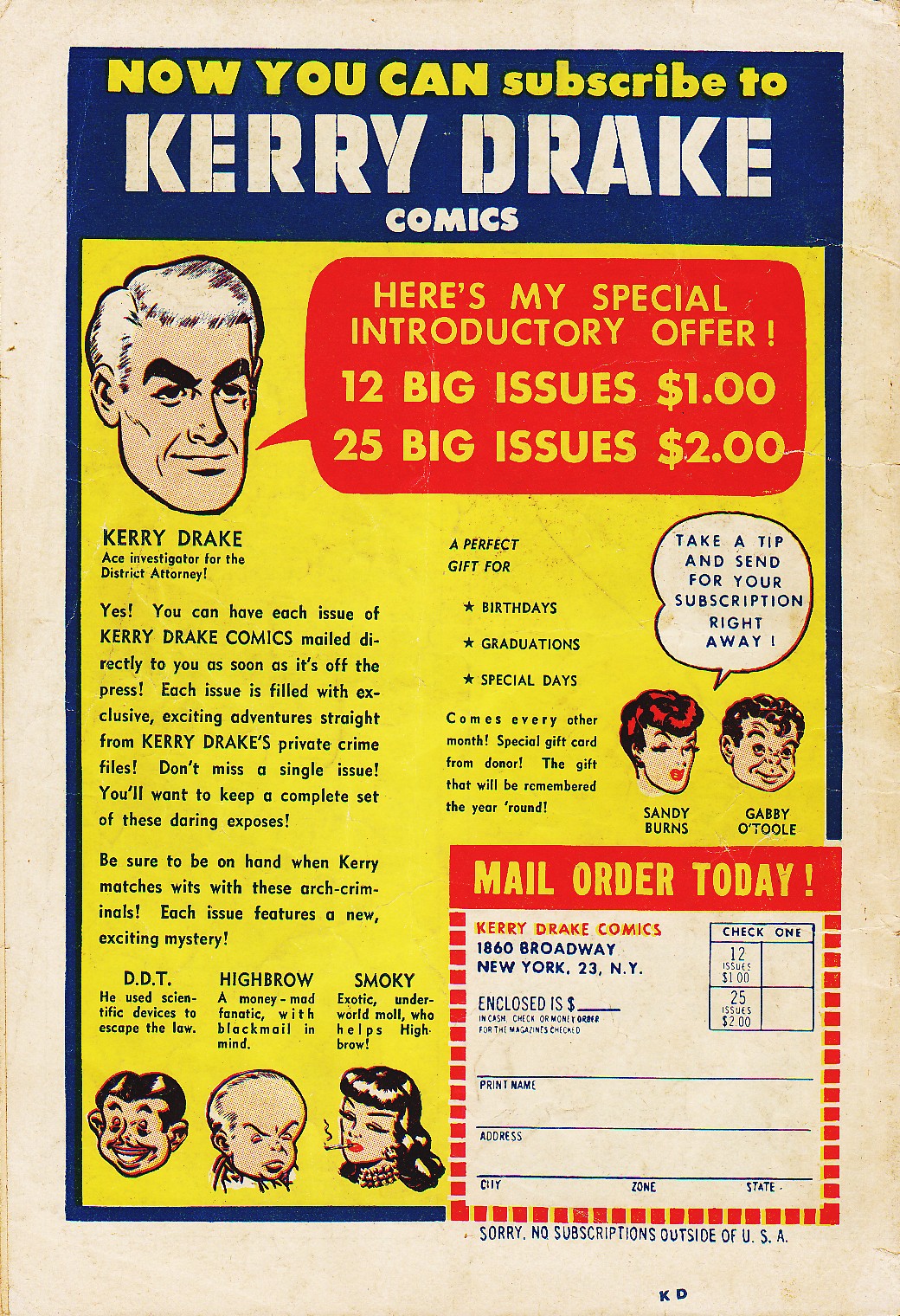 Read online Kerry Drake Detective Cases comic -  Issue #21 - 36