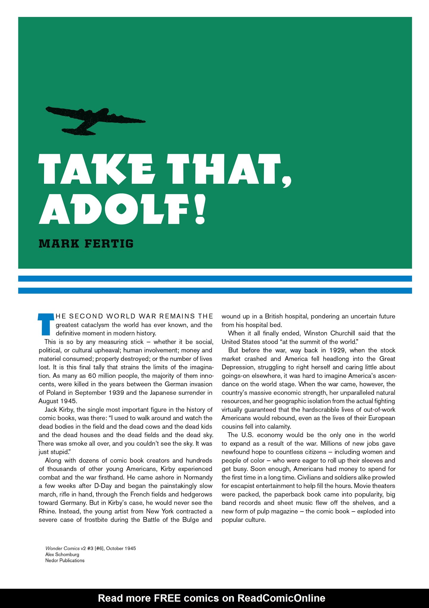Read online Take That, Adolf!: The Fighting Comic Books of the Second World War comic -  Issue # TPB (Part 1) - 6