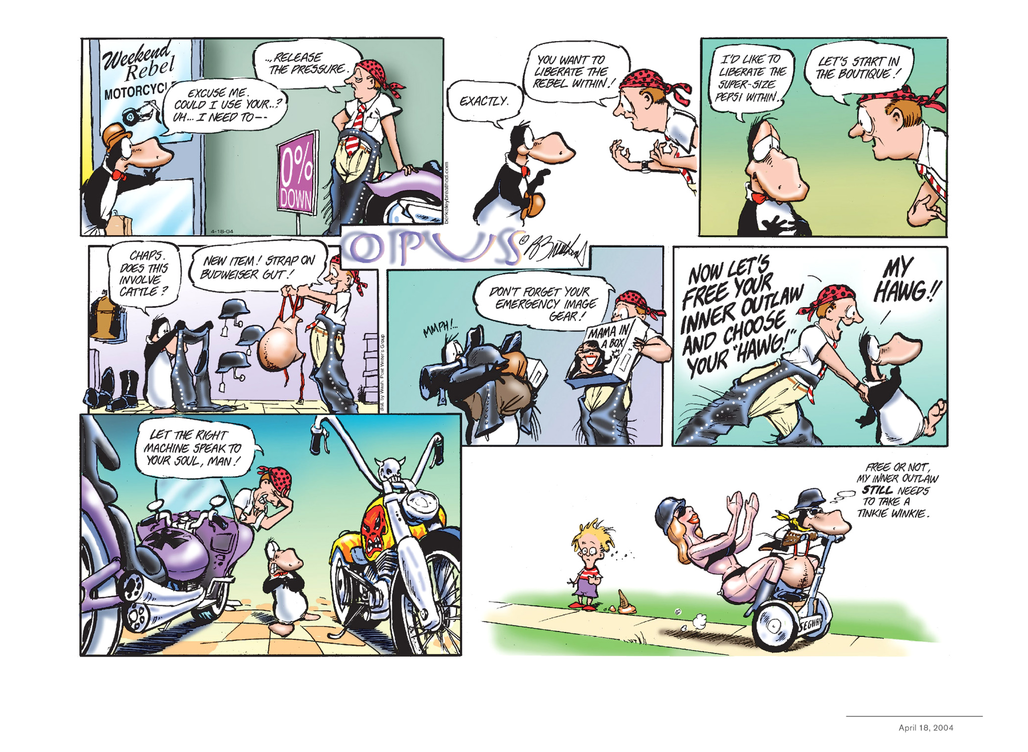 Read online Opus Complete Sunday Strips From 2003-2008 comic -  Issue # TPB (Part 1) - 28