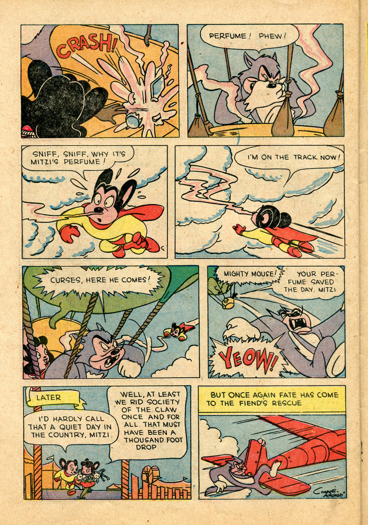 Read online Paul Terry's Mighty Mouse Comics comic -  Issue #25 - 34