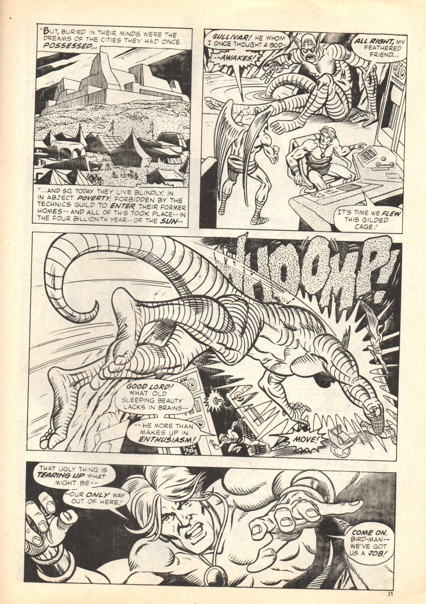 Read online Planet of the Apes (1974) comic -  Issue #4 - 31
