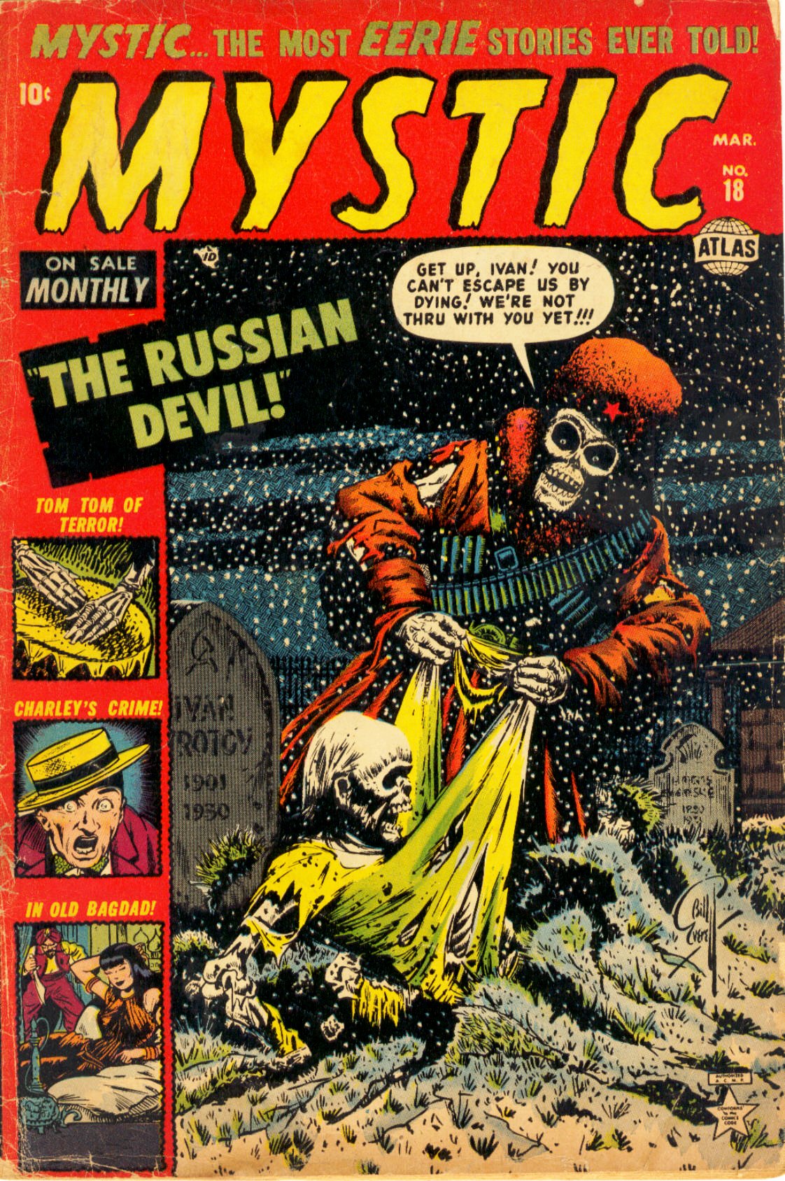 Read online Mystic (1951) comic -  Issue #18 - 1