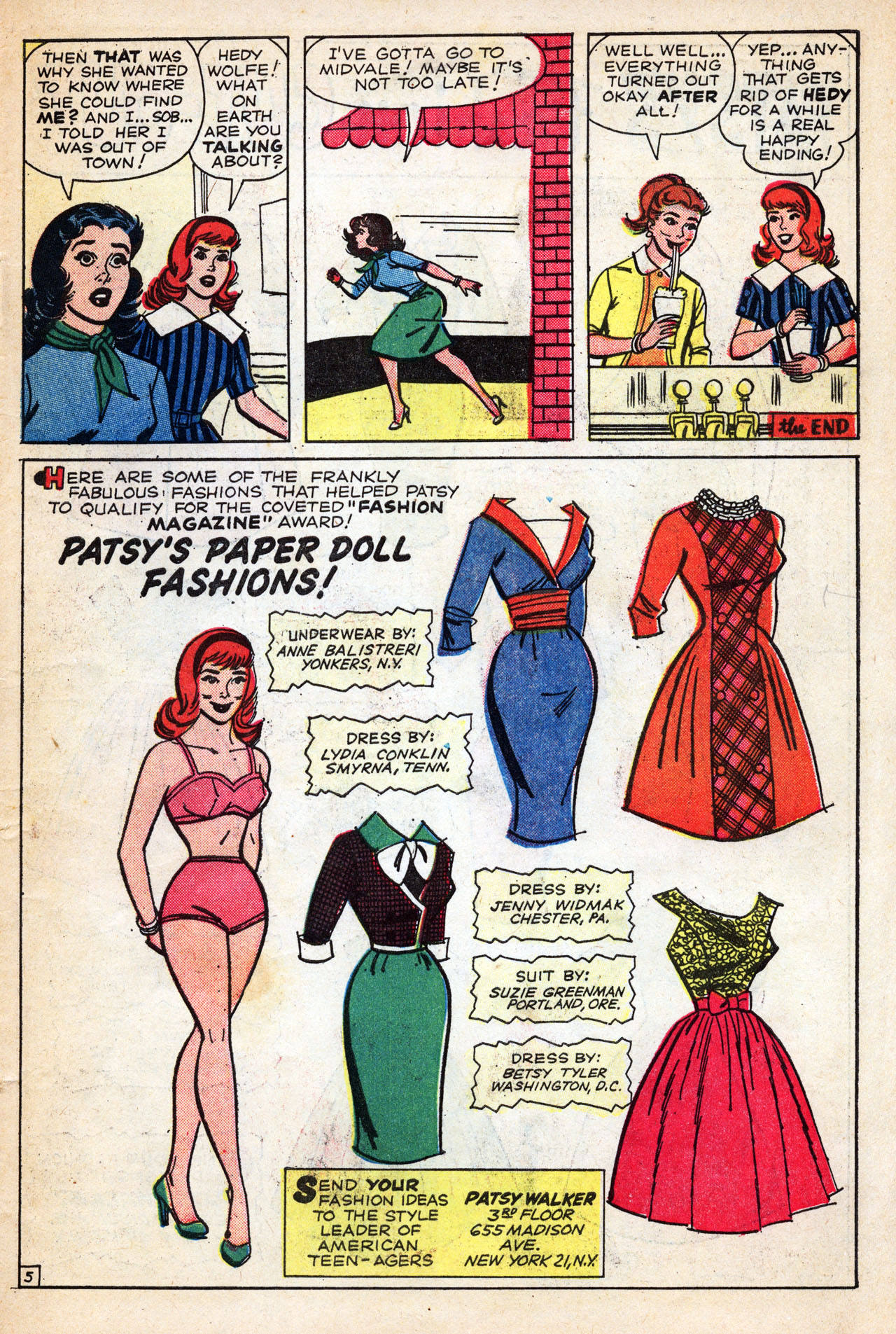 Read online Patsy Walker comic -  Issue #93 - 7