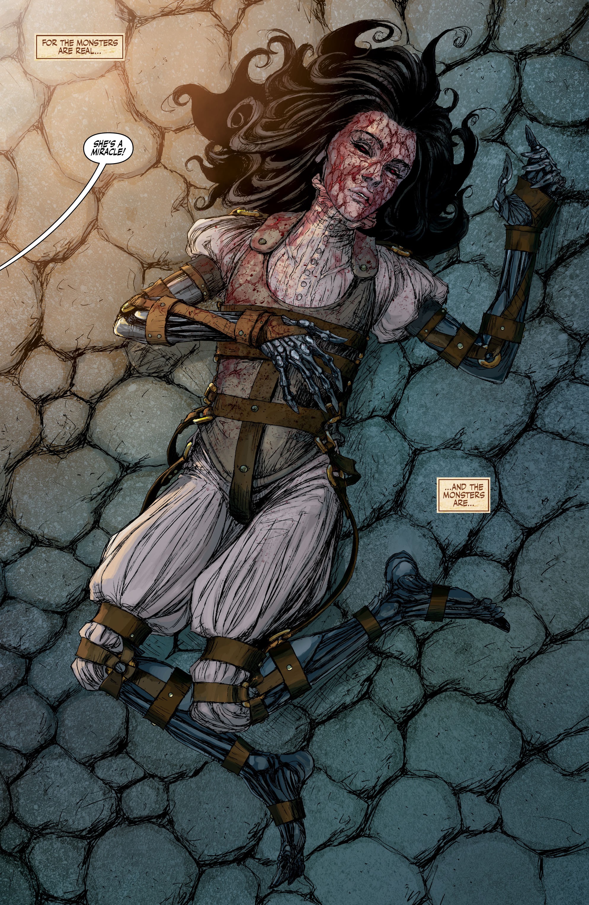 Read online Lady Mechanika: The Monster of The Ministry of Hell comic -  Issue #1 - 6