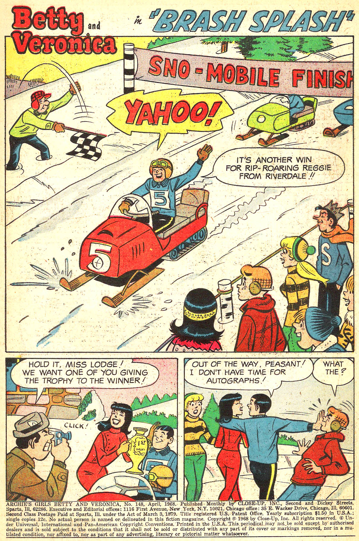 Read online Archie's Girls Betty and Veronica comic -  Issue #148 - 3